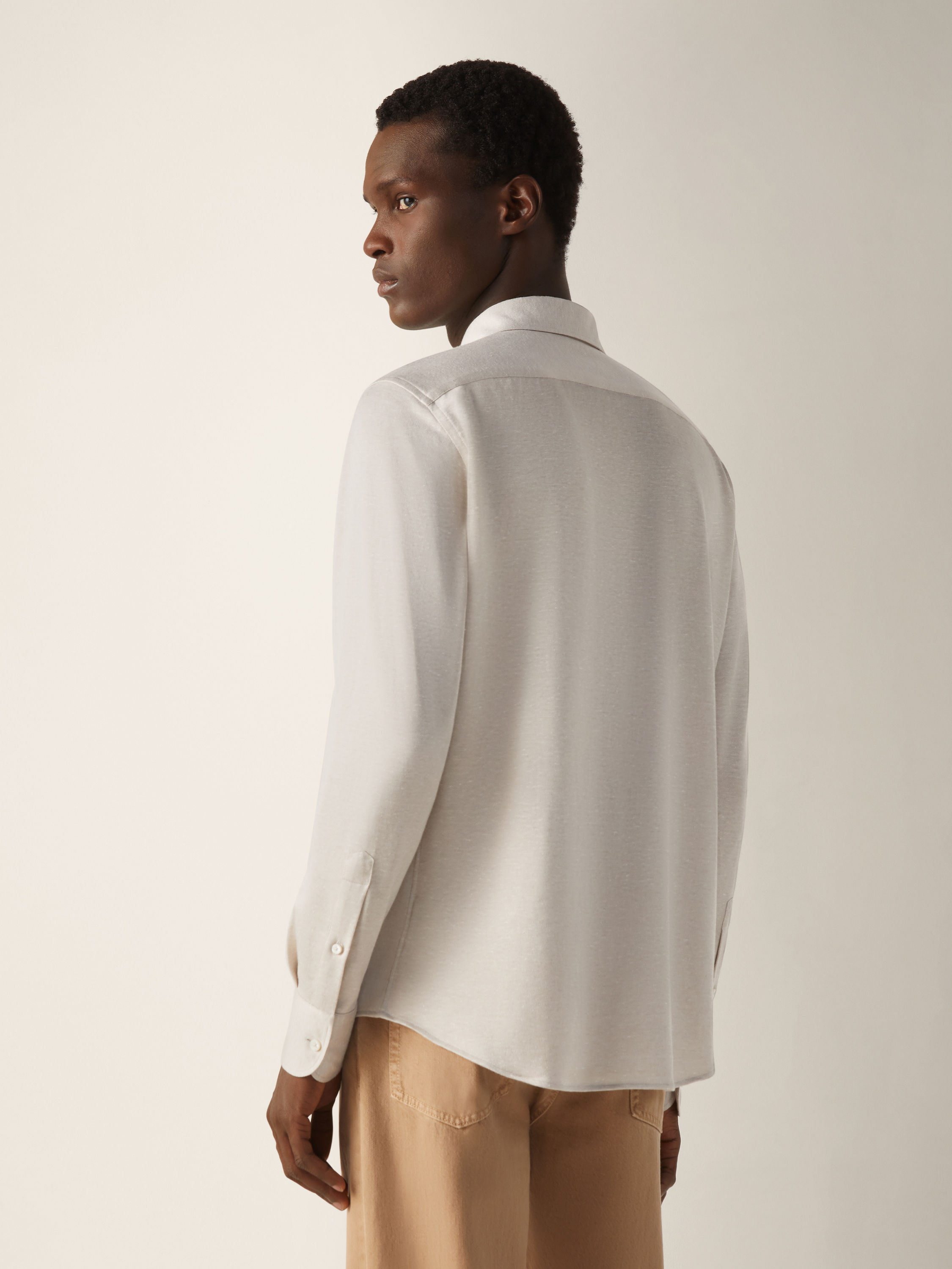 Hemd aus Seide, Leinen und Baumwolle Detailfoto #3 des Produkts