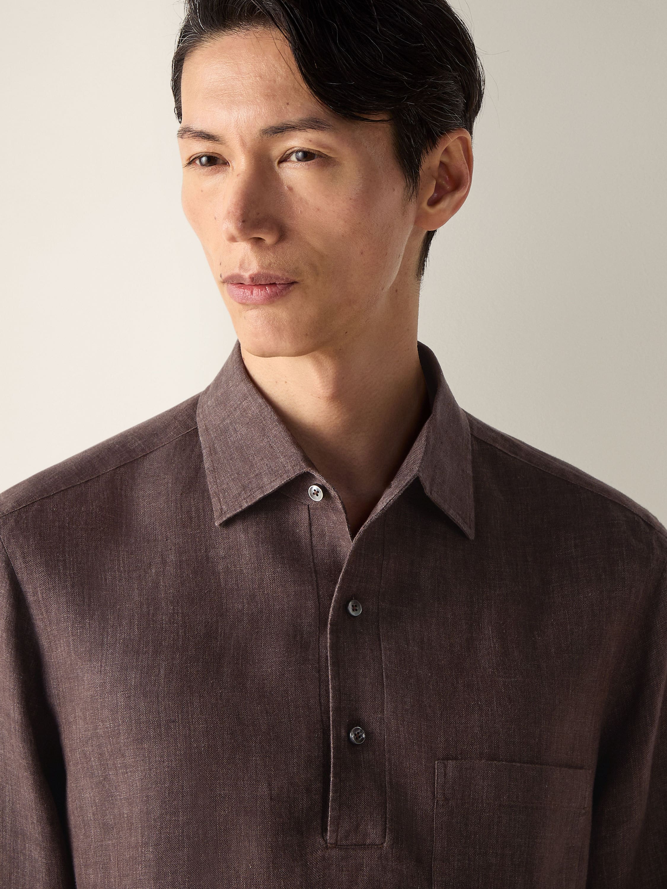 Oasi Lino Polo Shirt Product detail photo #2