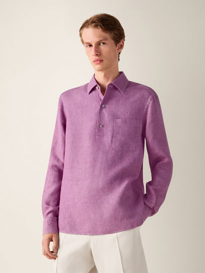 Oasi Lino ポロシャツ SS26 37147242 | Zegna JP