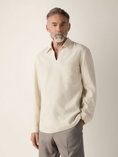 Oasi Lino ポロシャツ SS26 37147245 | Zegna JP