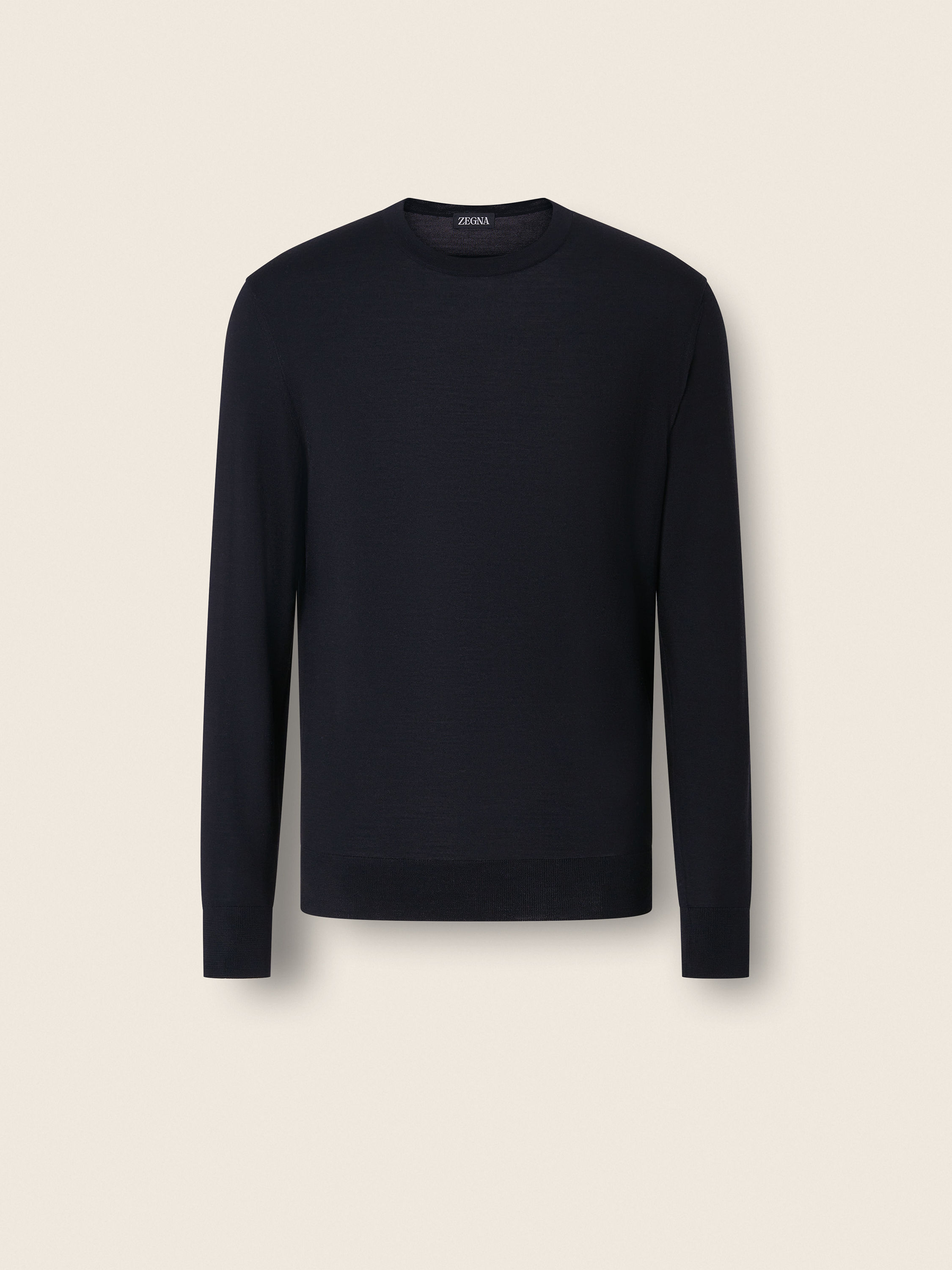 Navy Blue Trofeo 15milmil15 Wool Crewneck Main product photo
