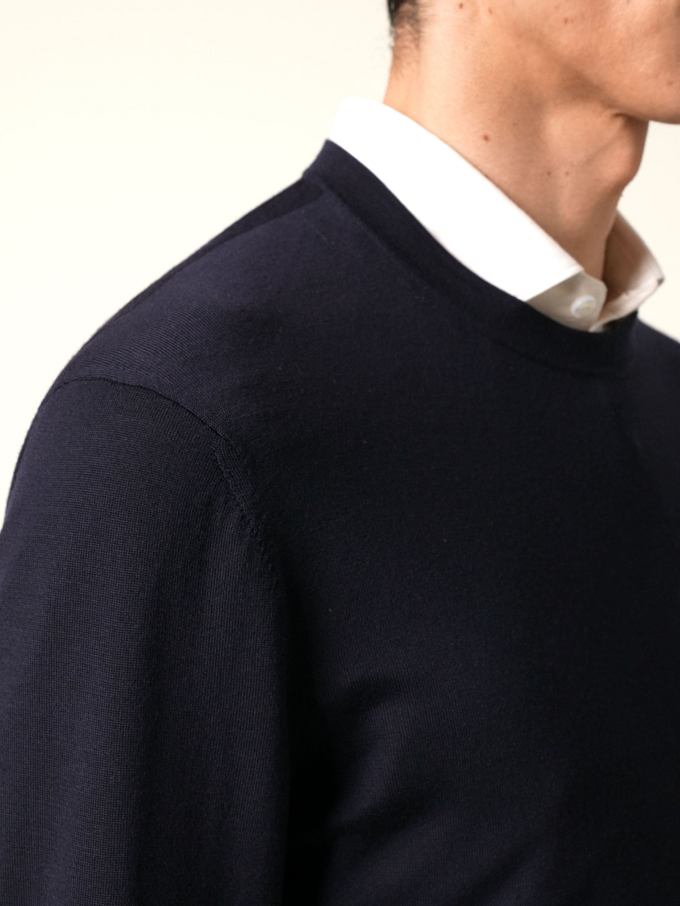 Navy Blue Trofeo 15milmil15 Wool Crewneck