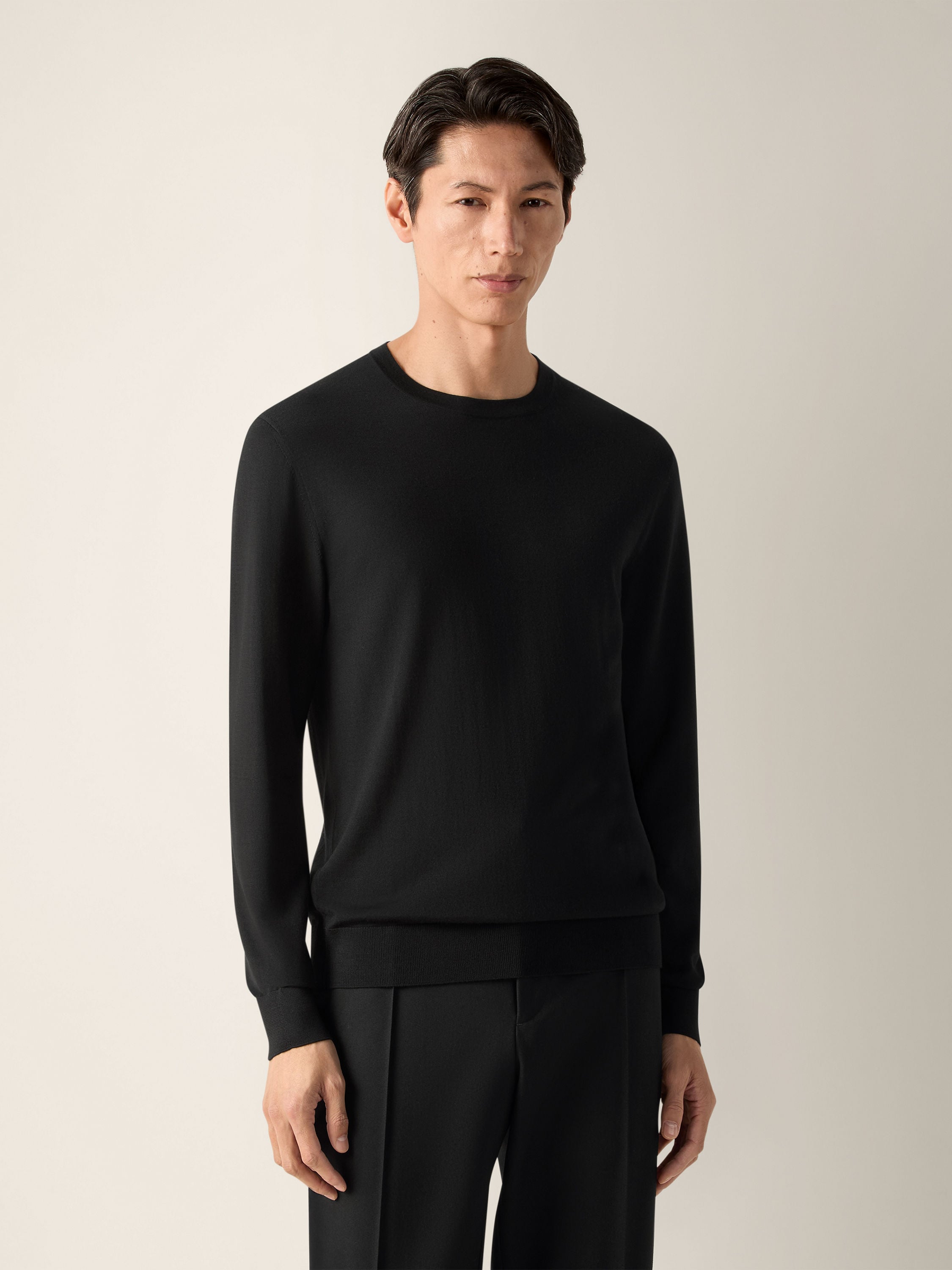 Black Trofeo 15milmil15 Wool Crewneck Product detail photo #2