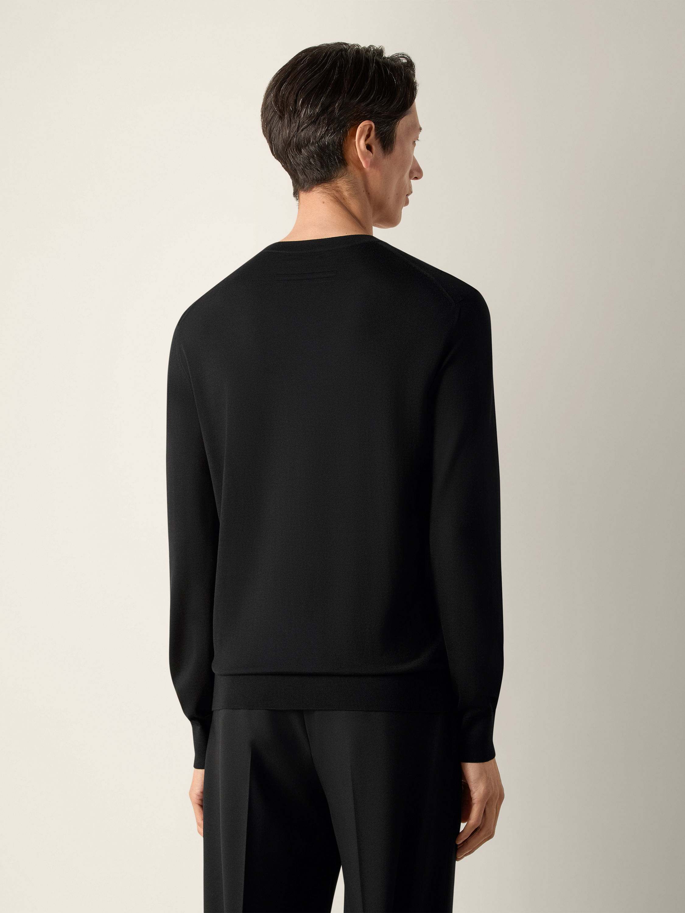 Black Trofeo 15milmil15 Wool Crewneck Product detail photo #4