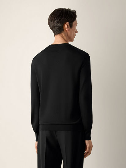 Black Trofeo 15milmil15 Wool Crewneck FW26 39674277 | Zegna CH