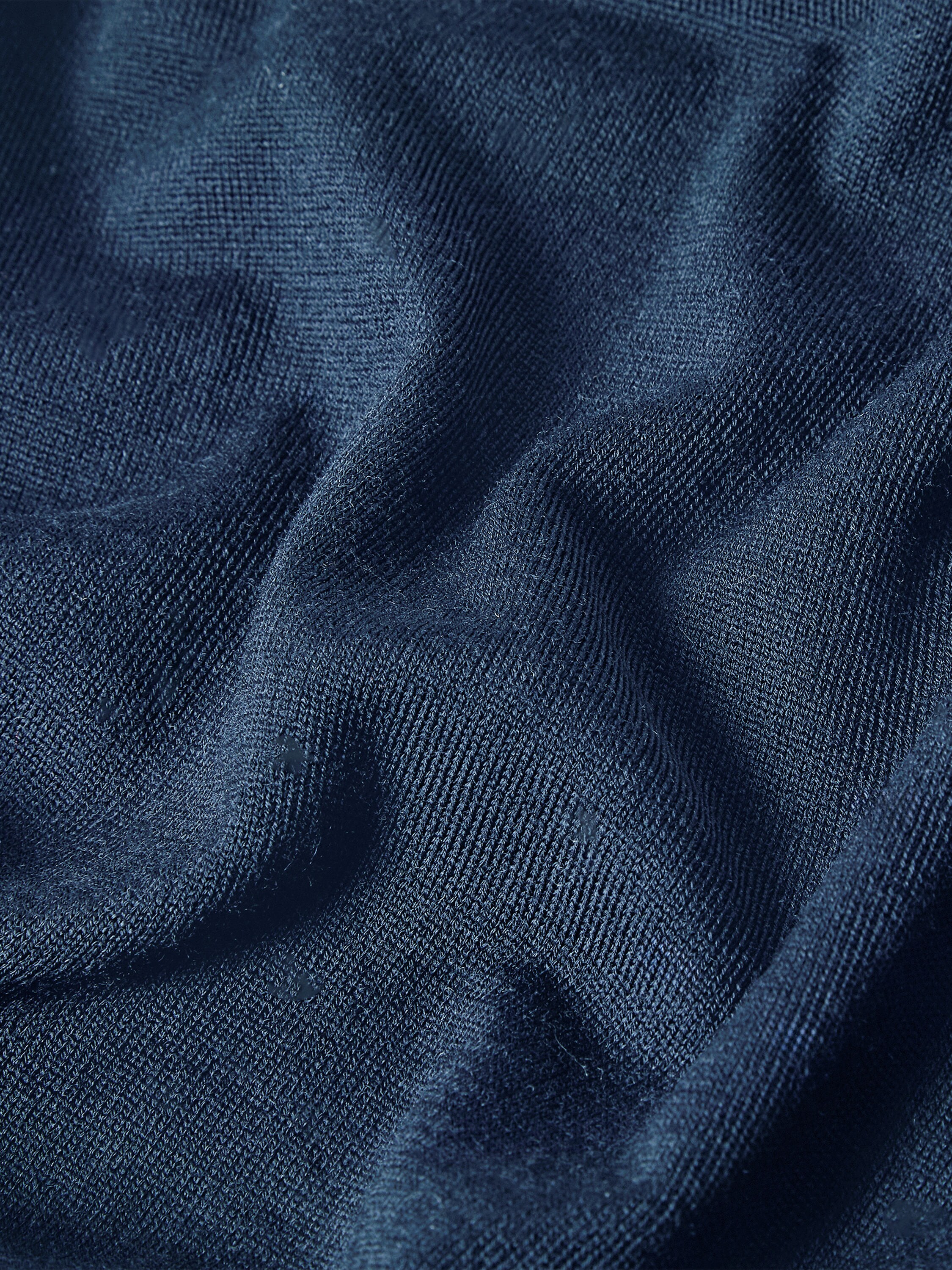 Light Blue Trofeo 15milmil15 Wool Polo Shirt Product detail photo #2