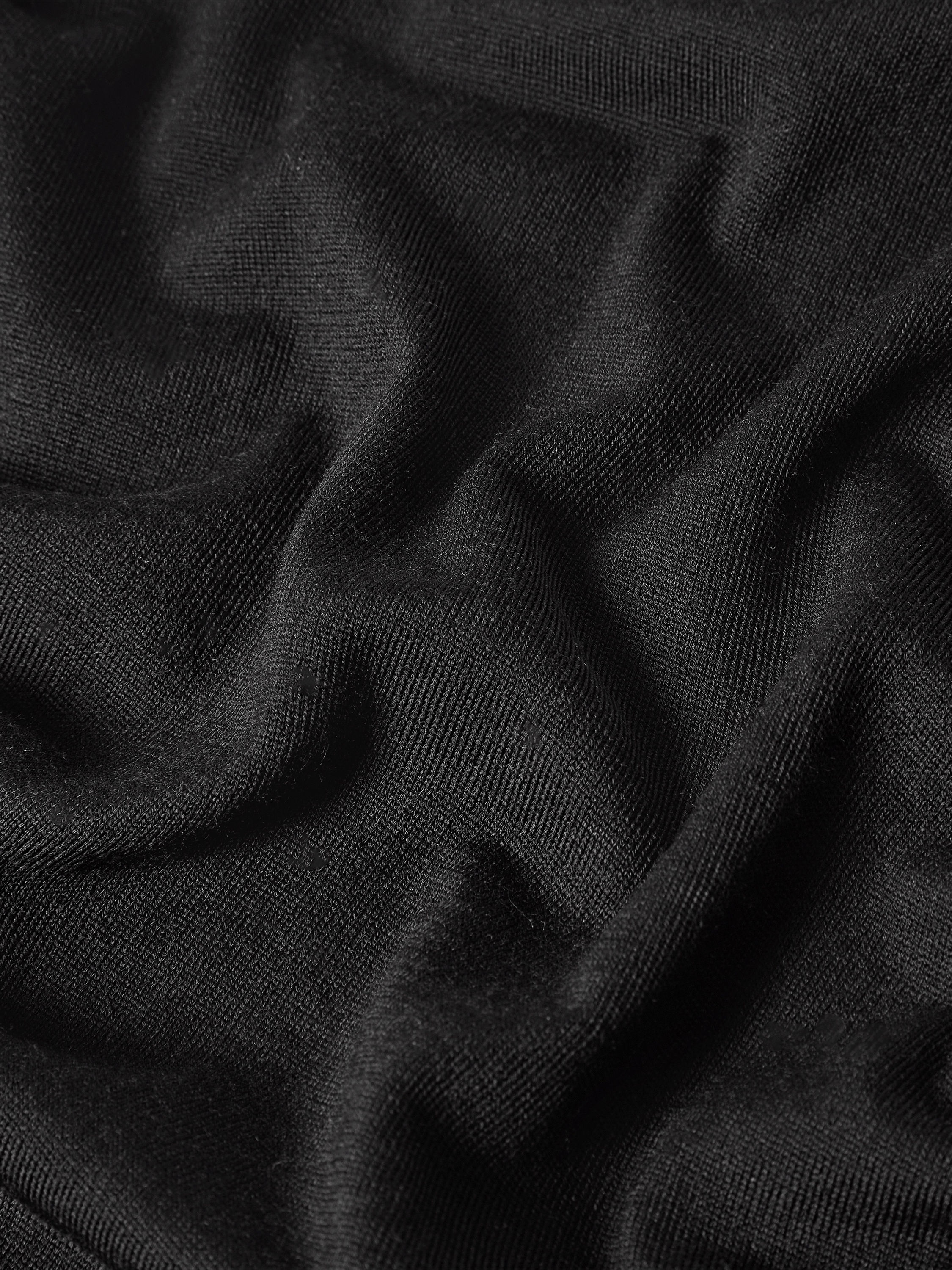 Dark Grey Trofeo 15milmil15 Wool Polo Shirt Product detail photo #2