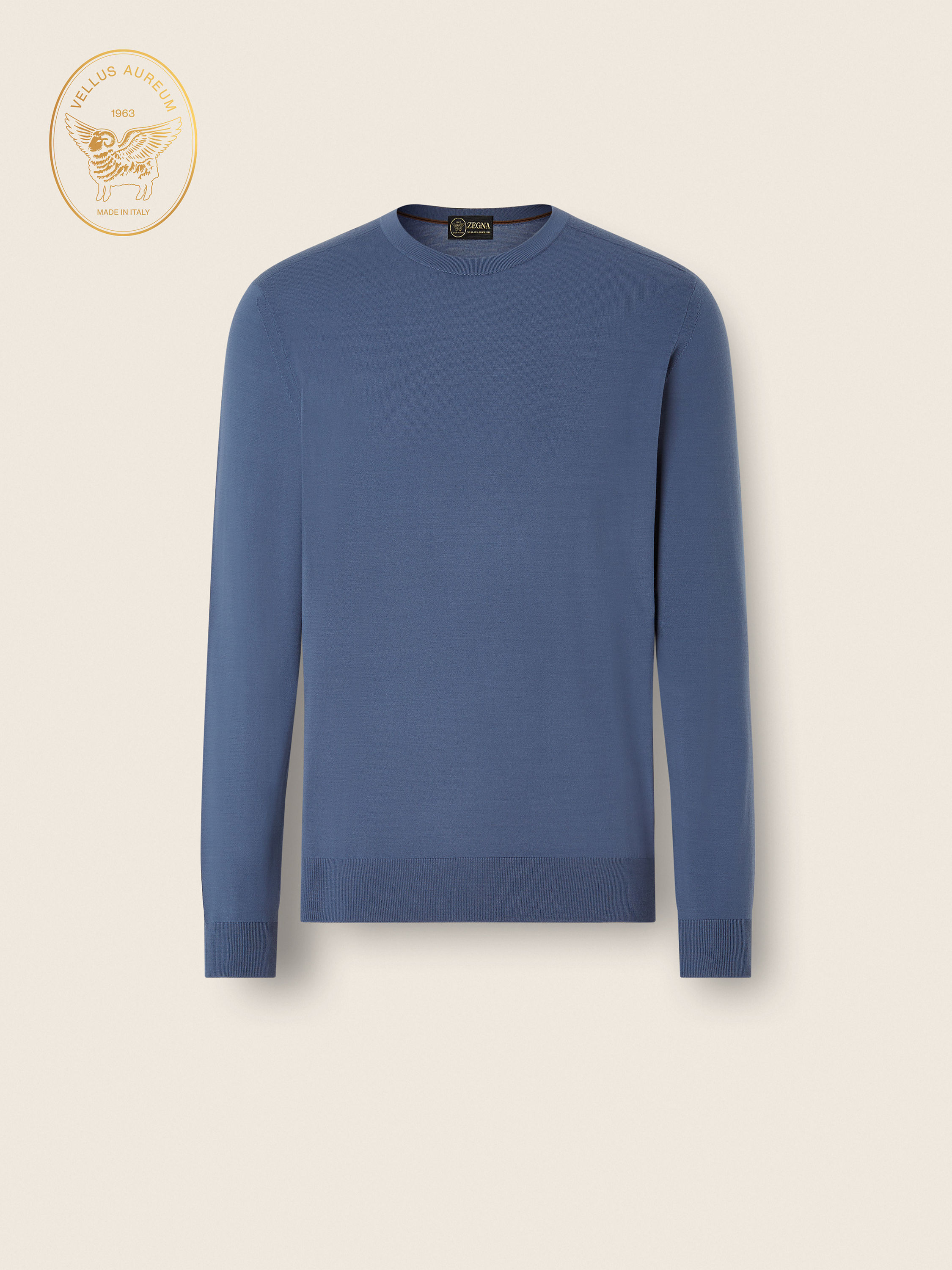 Light Blue Vellus Aureum Crewneck Main product photo
