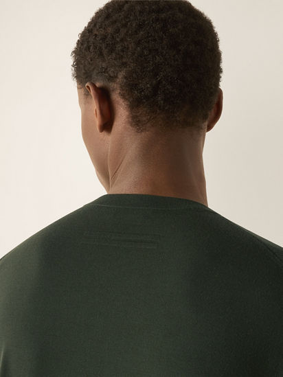 ダークグリーン Vellus Aureumクルーネック FW26 39320626 | Zegna JP