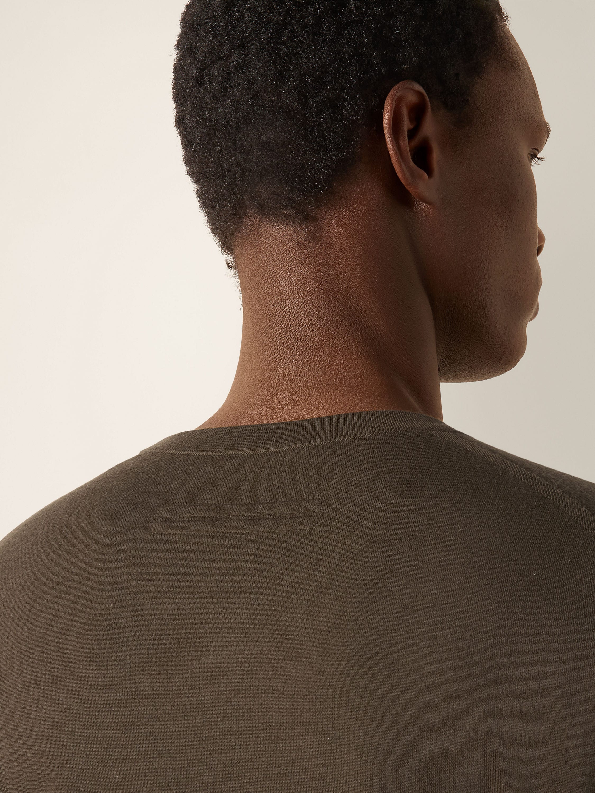 Dark Olive Green Vellus Aureum Crewneck Product detail photo #1
