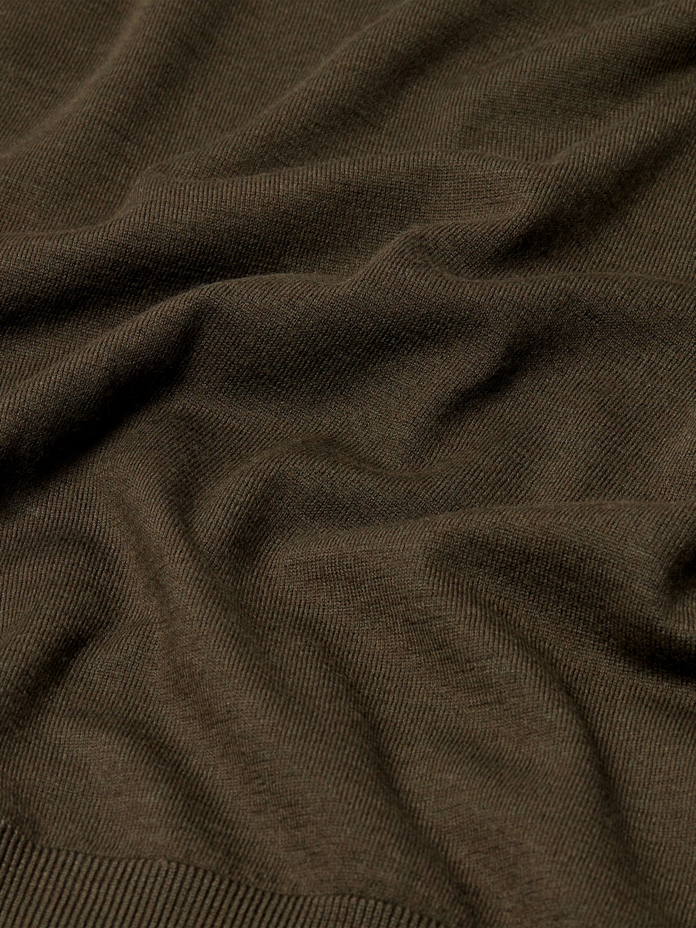 Dark Olive Green Vellus Aureum Polo Shirt Product detail photo #4
