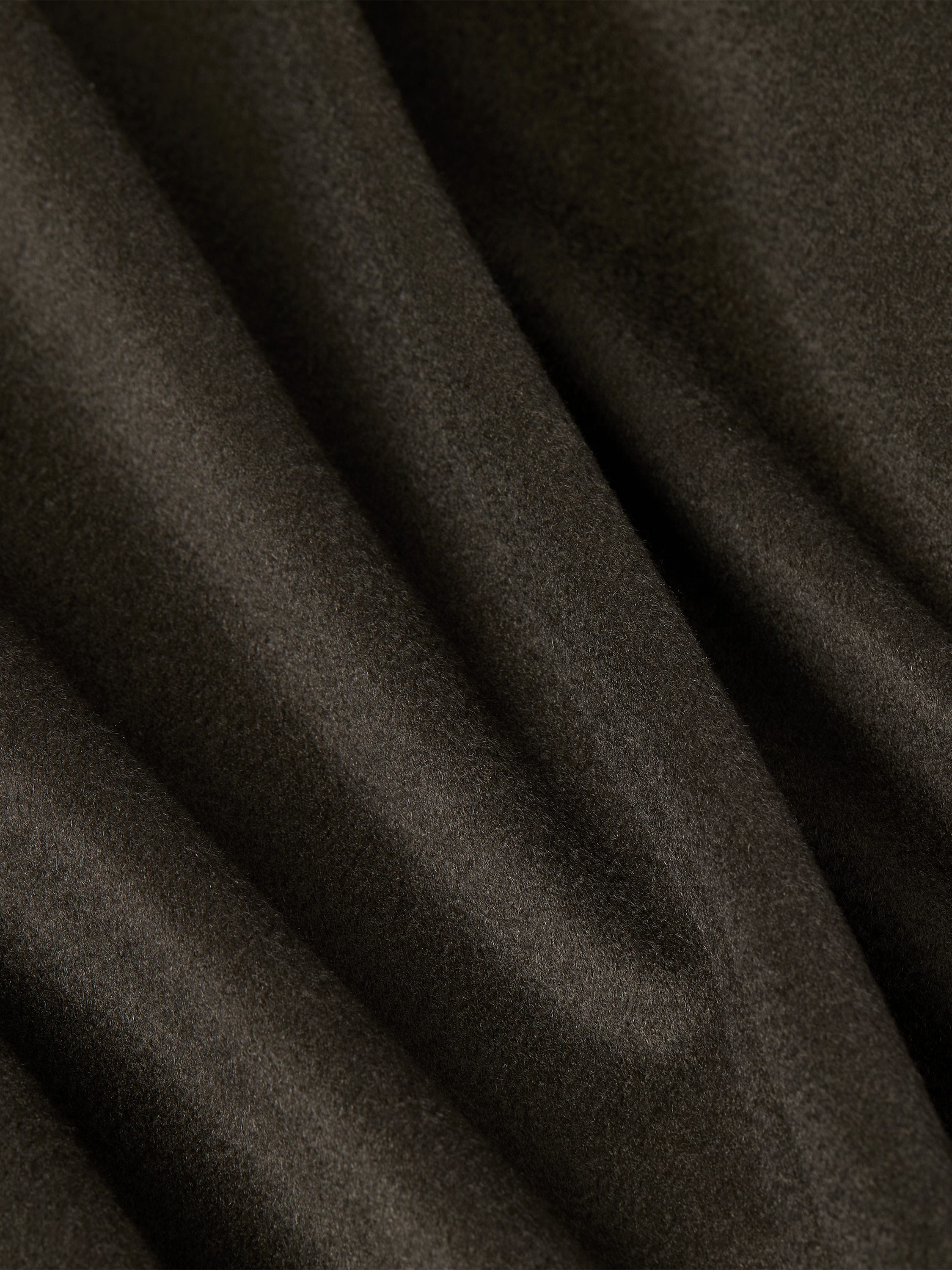 Dark Olive Green Oasi Cashmere Jacket Product detail photo #4