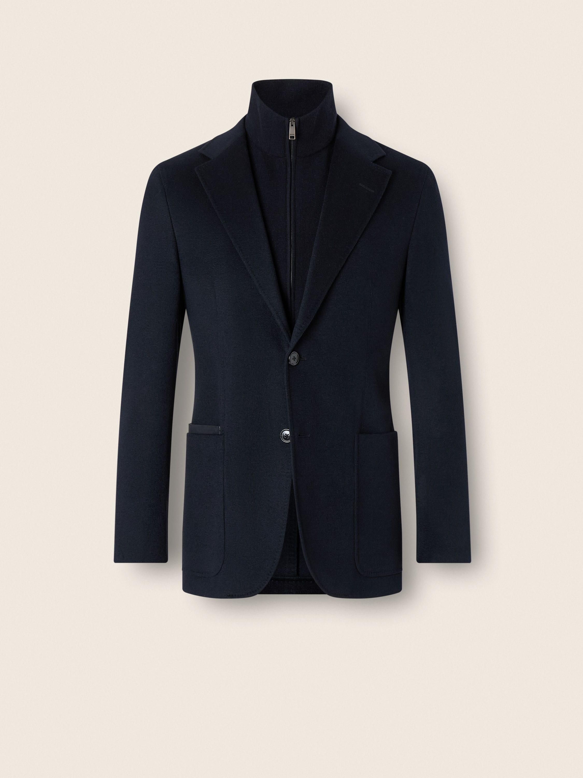 Navy Blue Oasi Cashmere Jacket Main product photo
