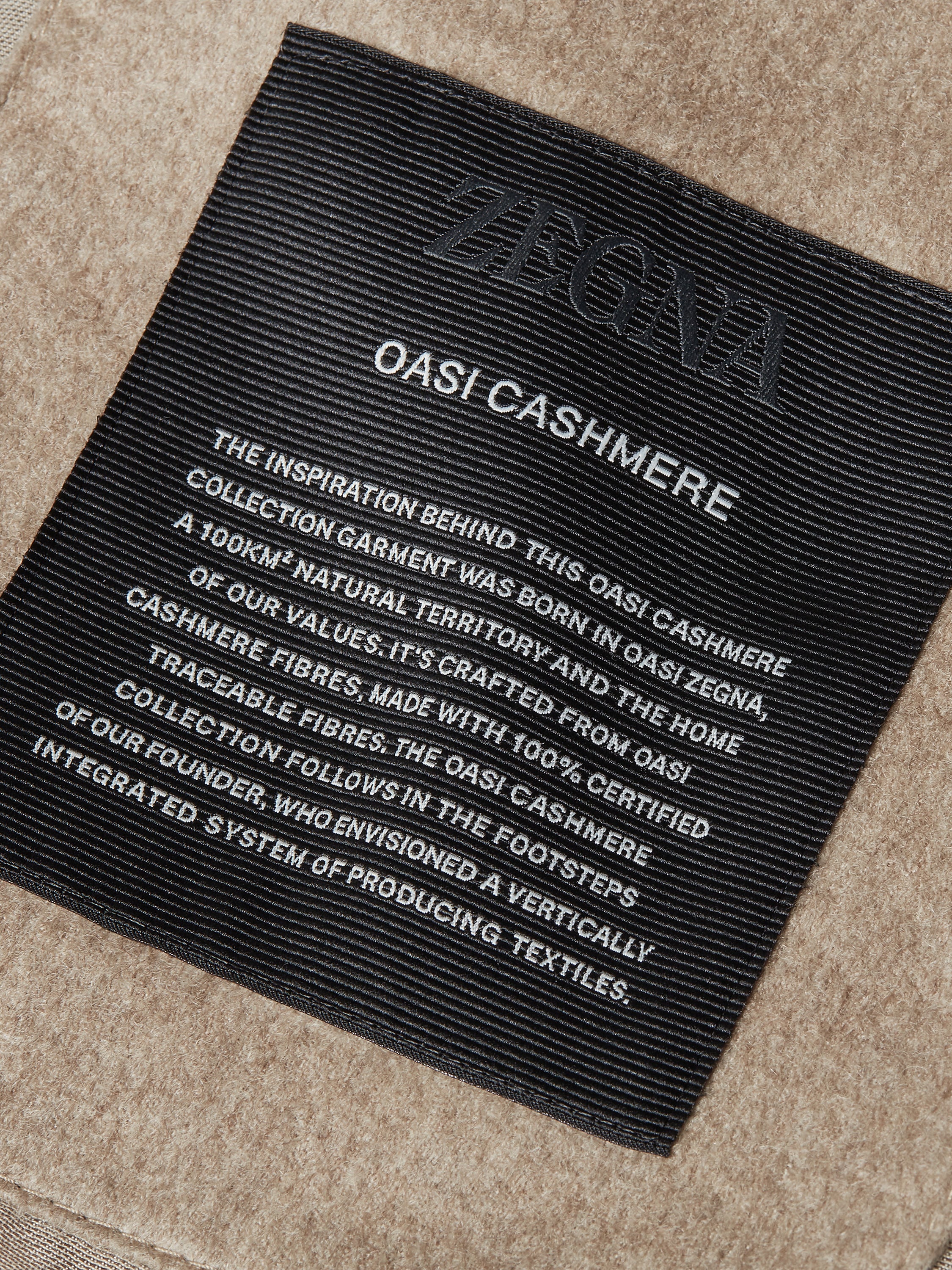 Light Taupe Oasi Cashmere Jacket Product detail photo #2