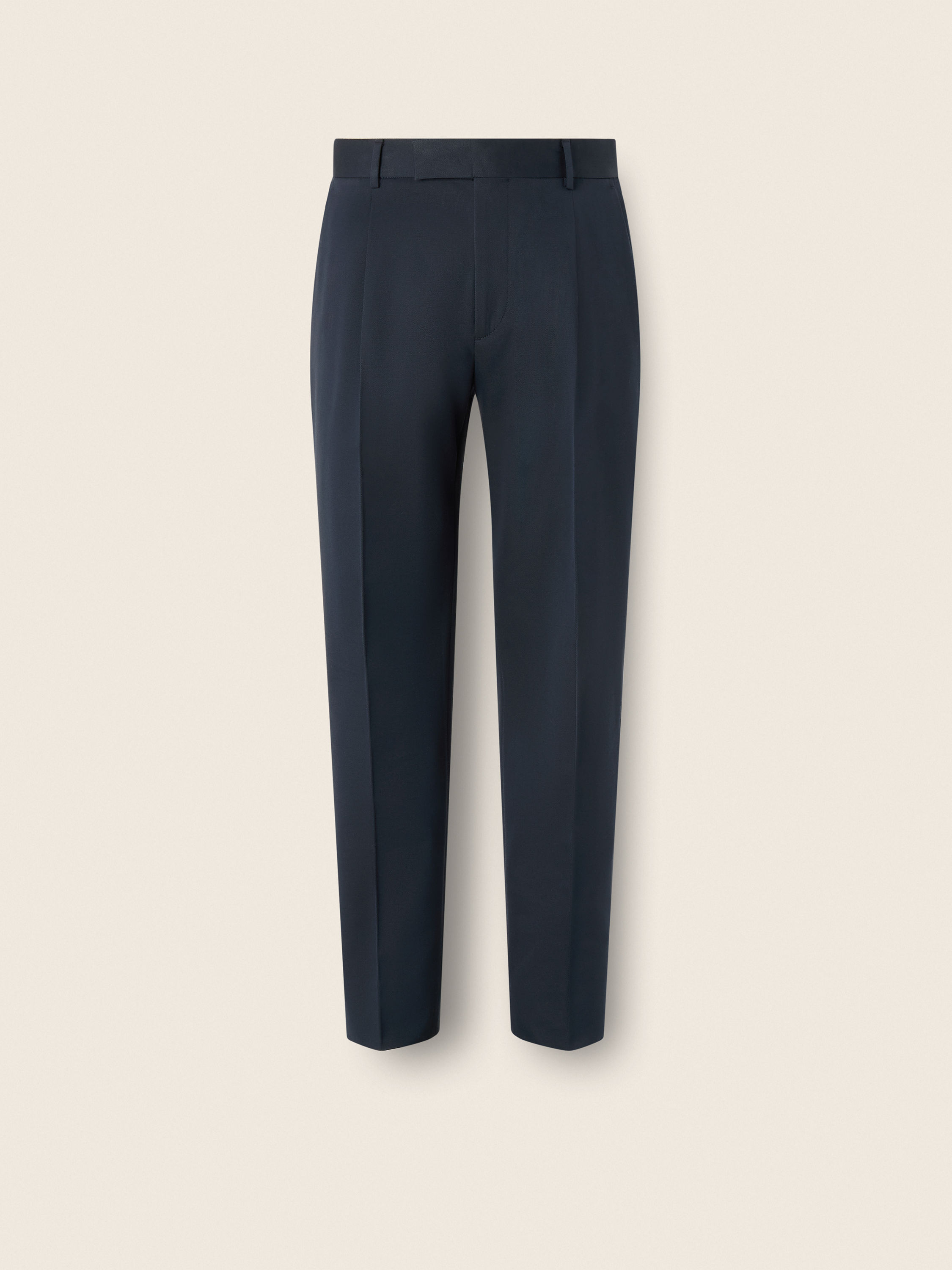 Navy Blue Cotton and Wool Pants FW26 39366995 | Zegna PT