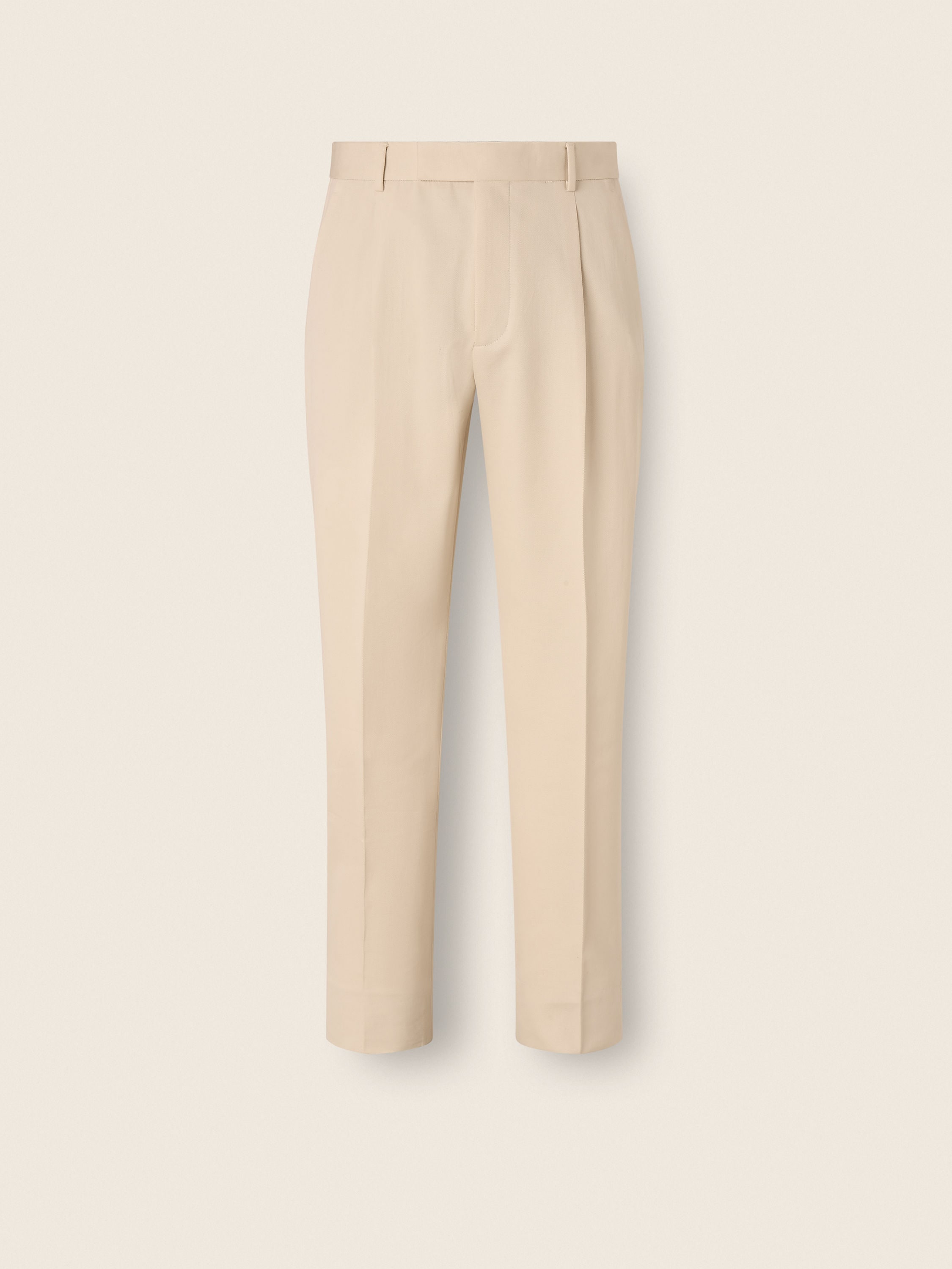 Cream White Cotton and Wool Pants FW26 39367083 | Zegna SE
