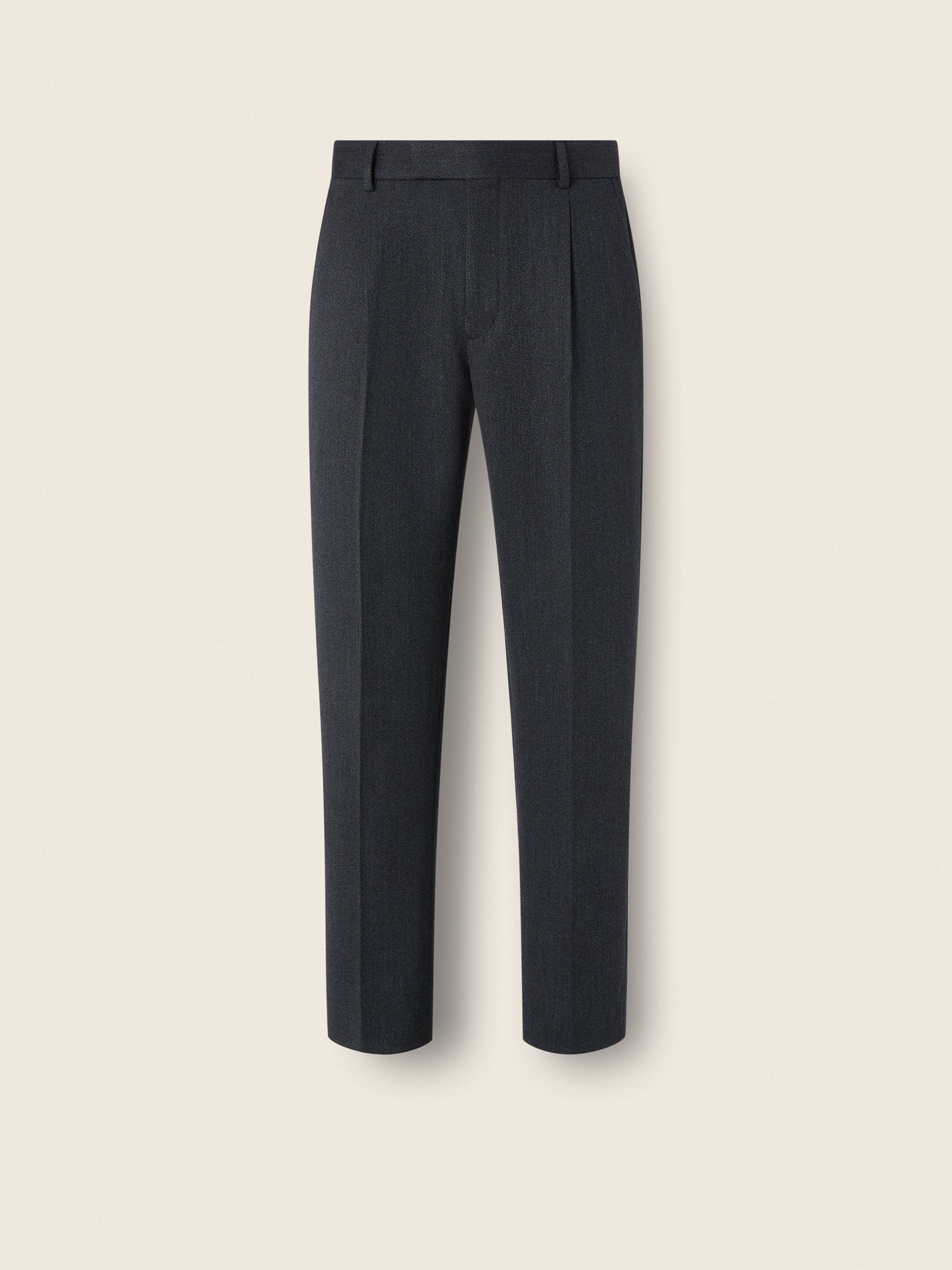 Dark Grey Mélange Wool and Cashmere Pants Main product photo