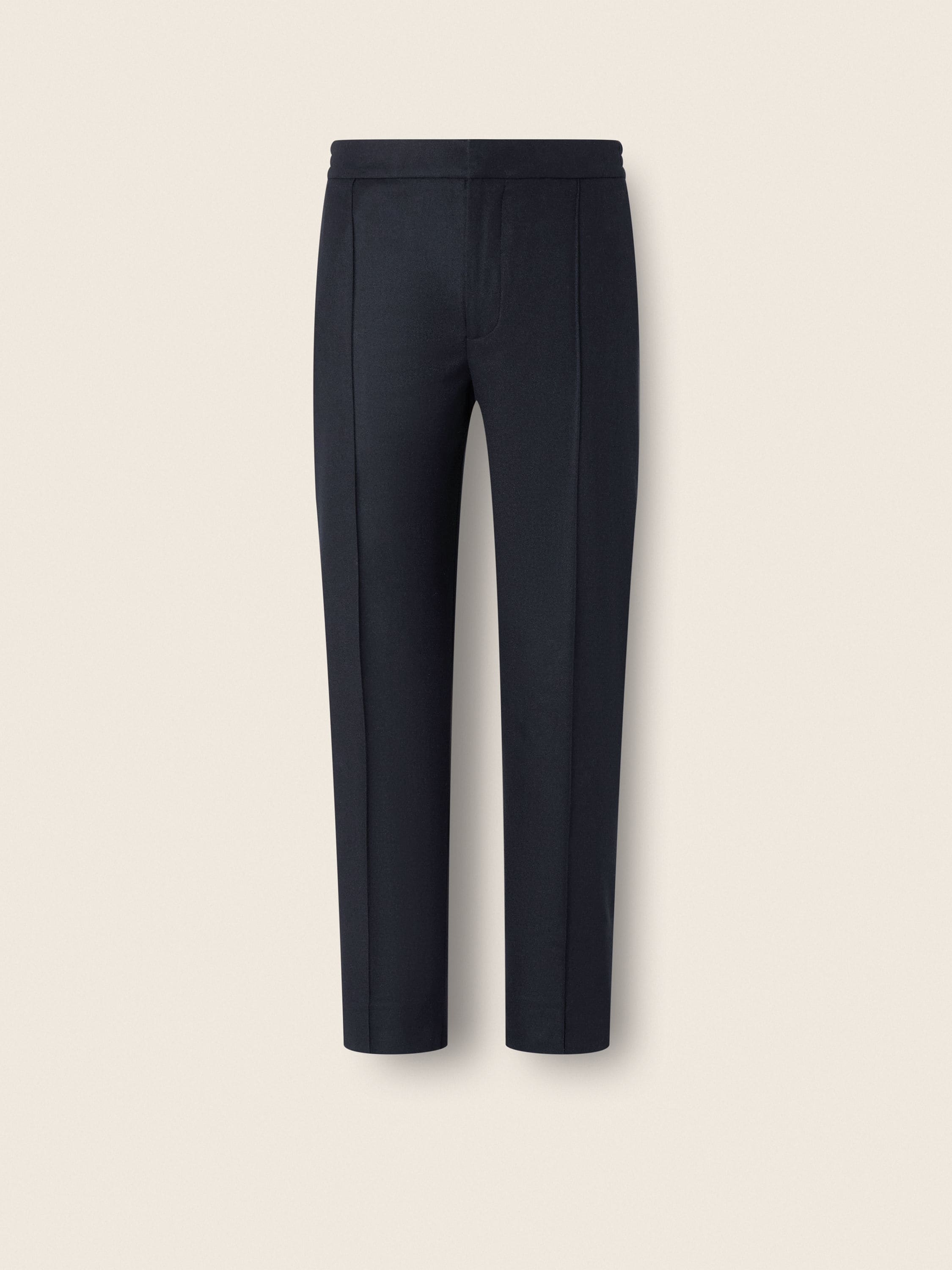 Navy Blue Wool Silk and Cashmere Pants FW26 39366959 | Zegna SE
