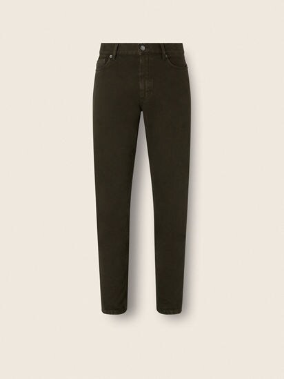 ダークオリーブグリーンコットンRocciaパンツ FW26 39398907 | Zegna JP