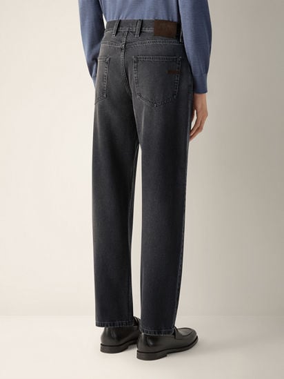 ダークグレー コットンRocciaジーンズ/デニムパンツ FW26 39555412