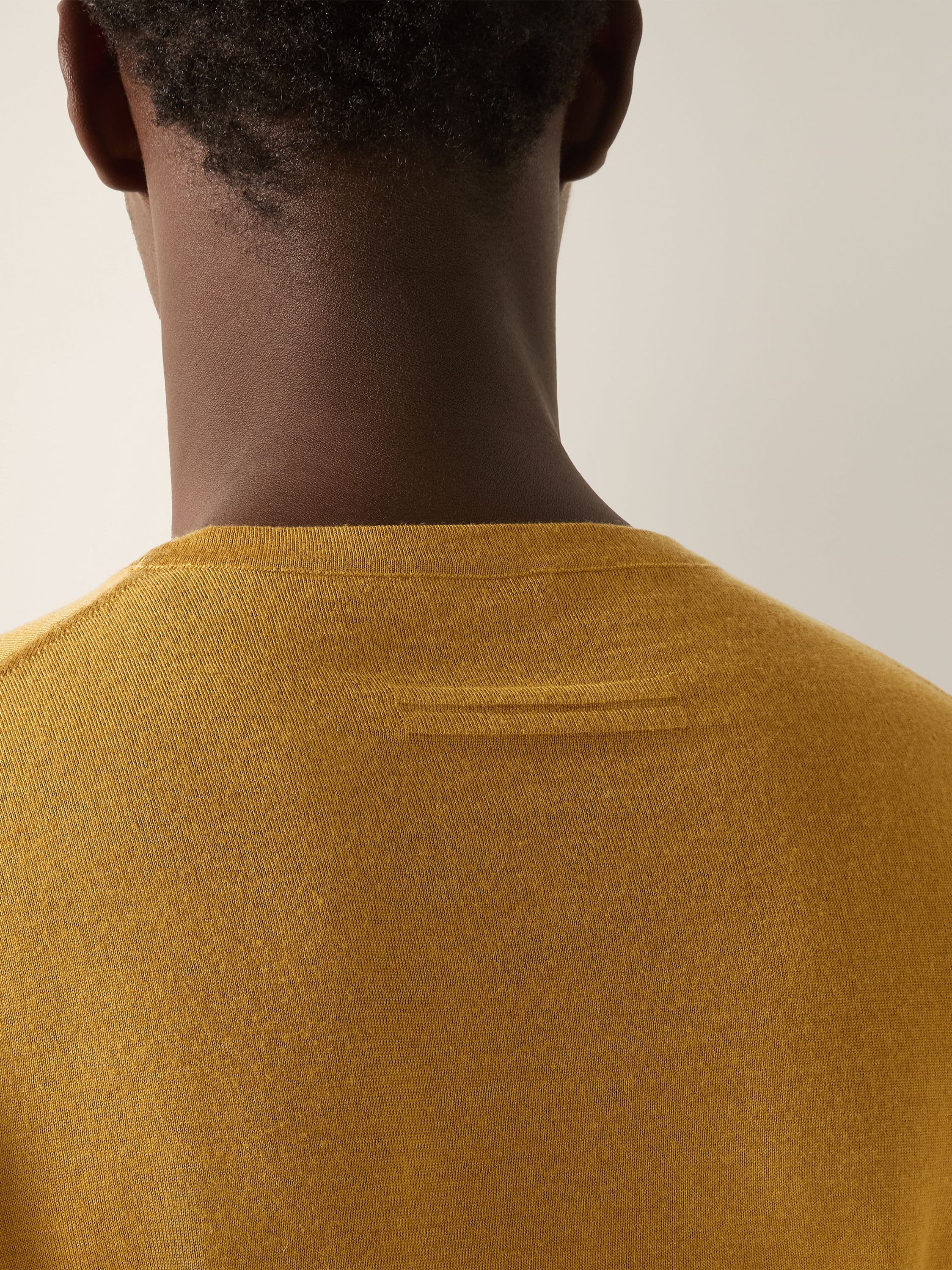 Yellow Cashseta Crewneck Product detail photo #1