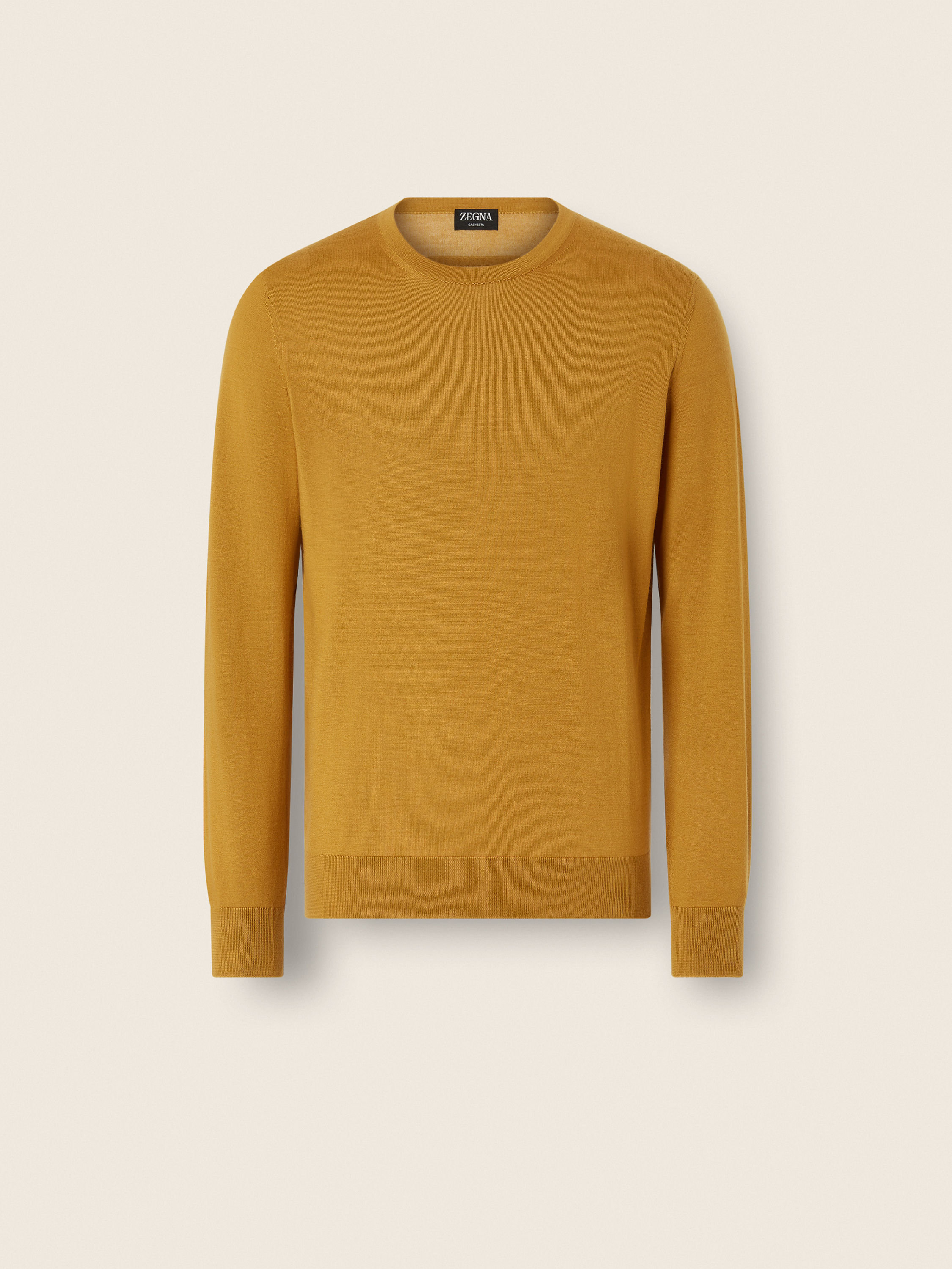 Yellow Cashseta Crewneck FW26 39360747 | Zegna CH