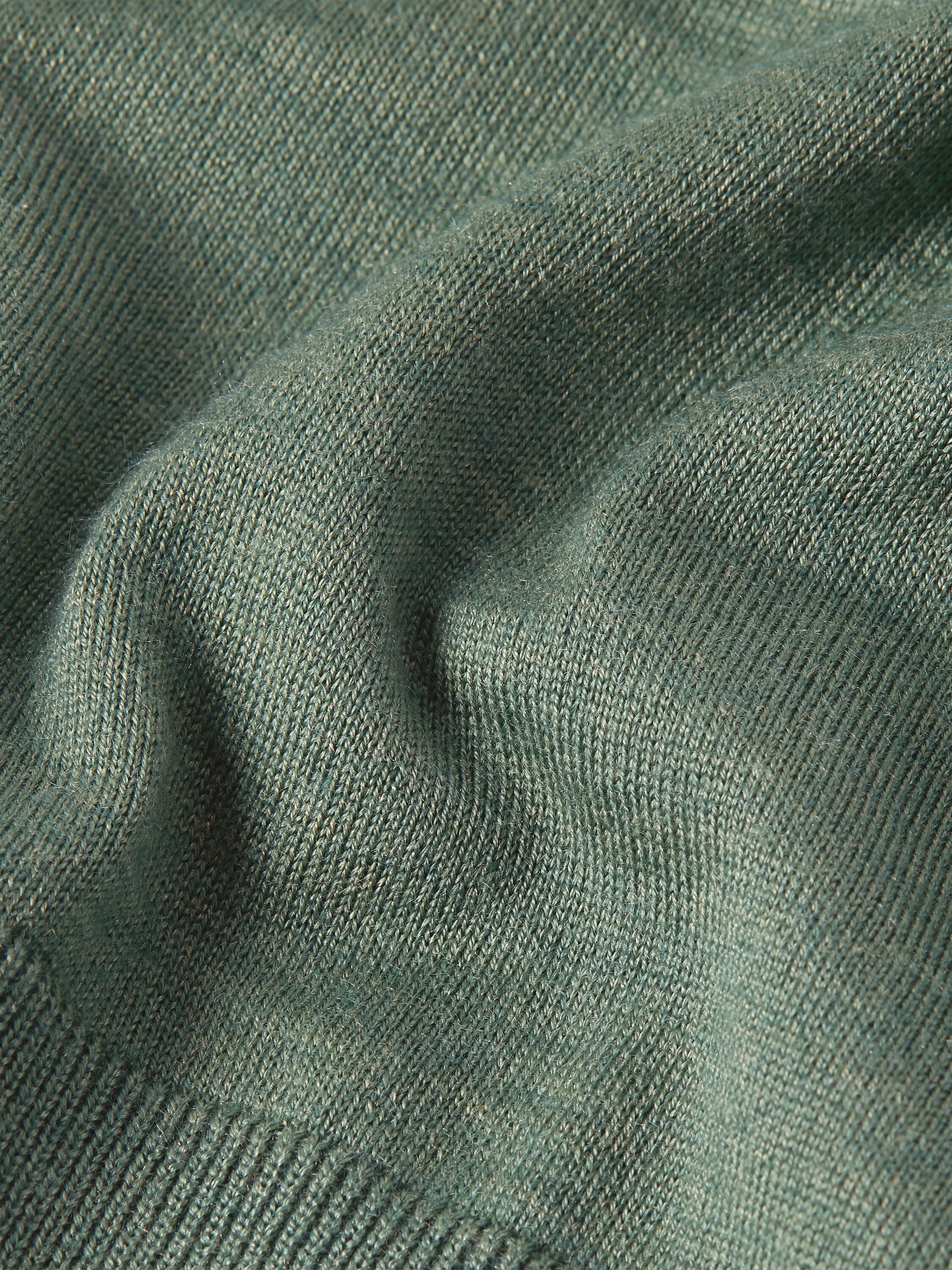 Light Green Cashseta Crewneck Product detail photo #3