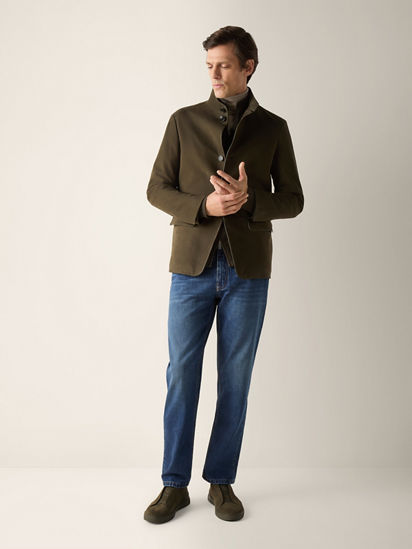 Light Taupe Mélange Cashseta Turtleneck FW26 39728866 | Zegna SE