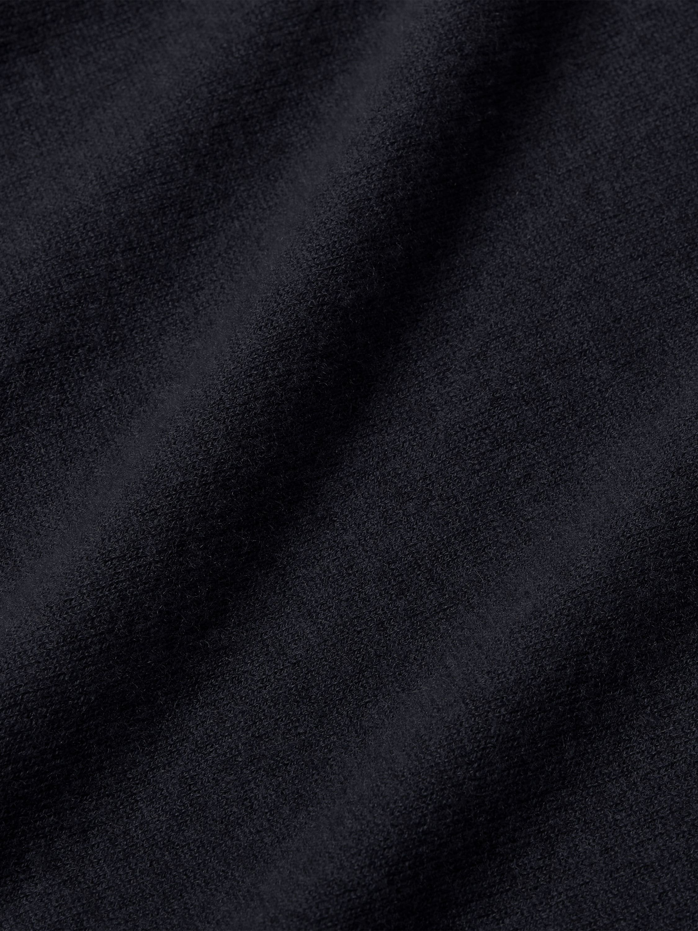 Navy Blue Oasi Cashmere Crewneck Product detail photo #3