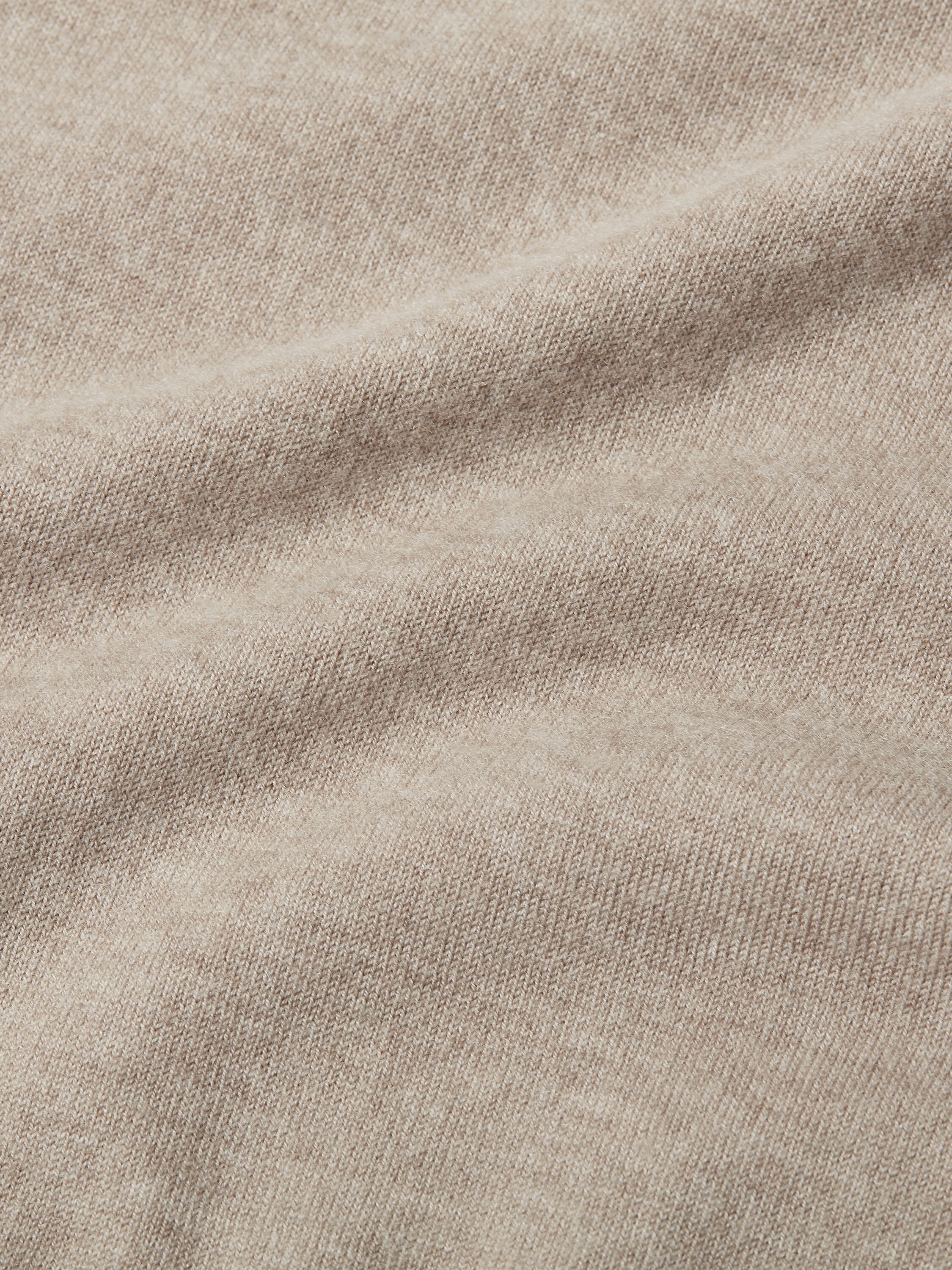 Light Taupe Oasi Cashmere Crewneck Product detail photo #4
