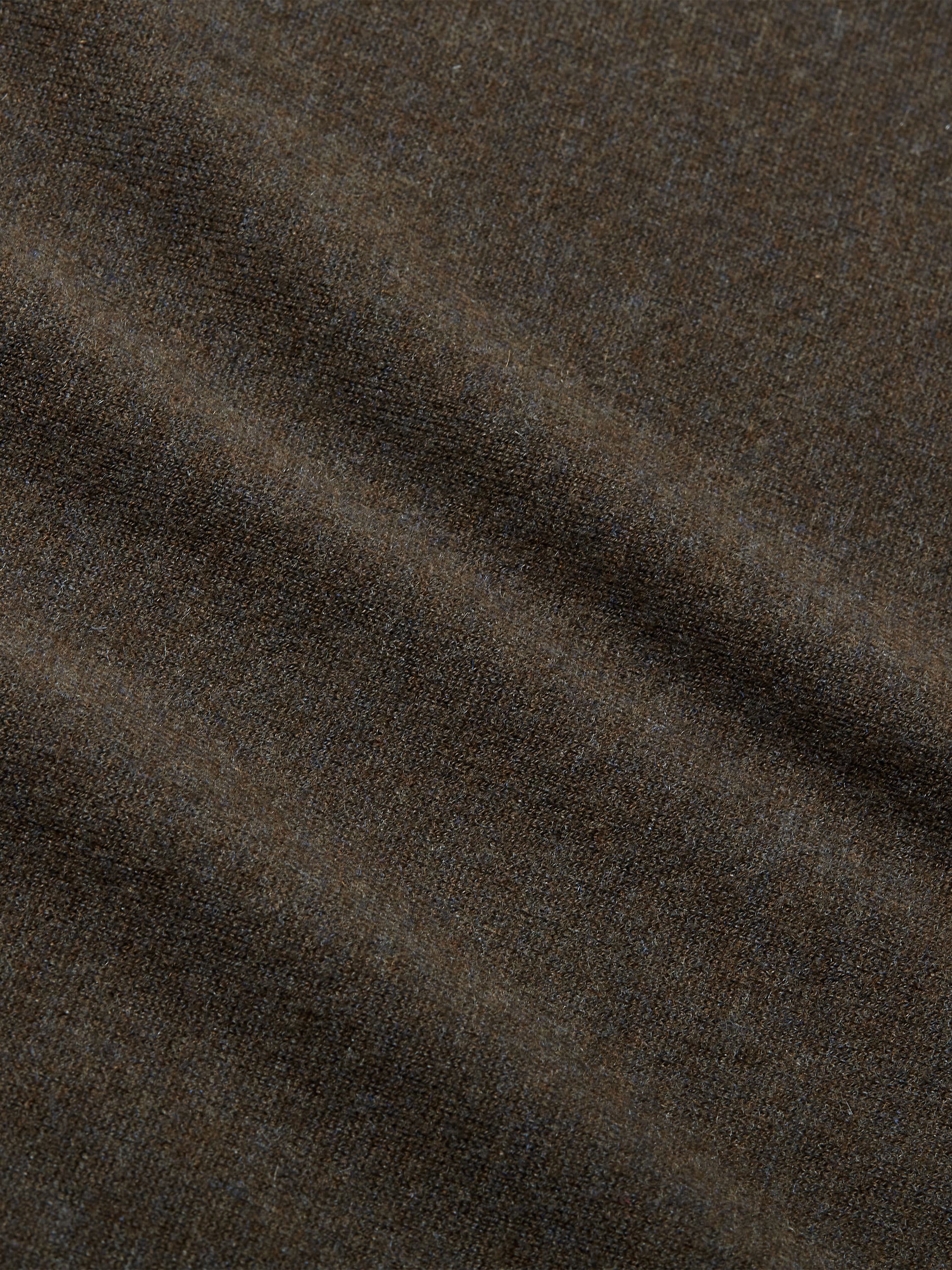 Dark Olive Green Oasi Cashmere Crewneck Product detail photo #3