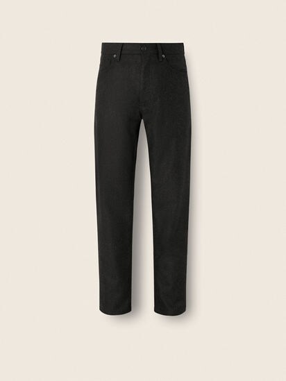 Dark Grey Wool and Cashmere Roccia Pants FW26 39366251 | Zegna FI