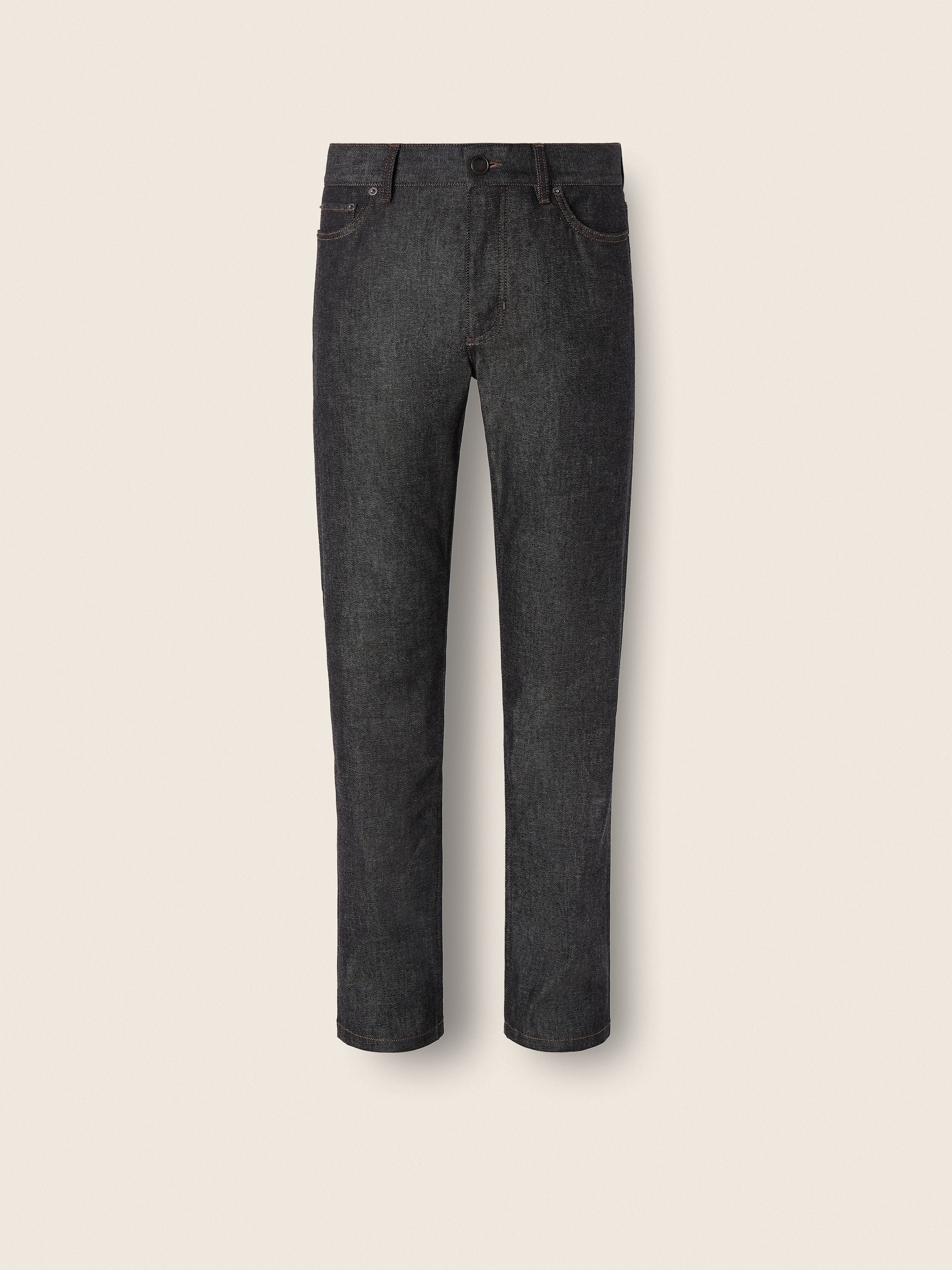 Black Stretch Cotton and Cashmere Roccia Jeans Main product photo