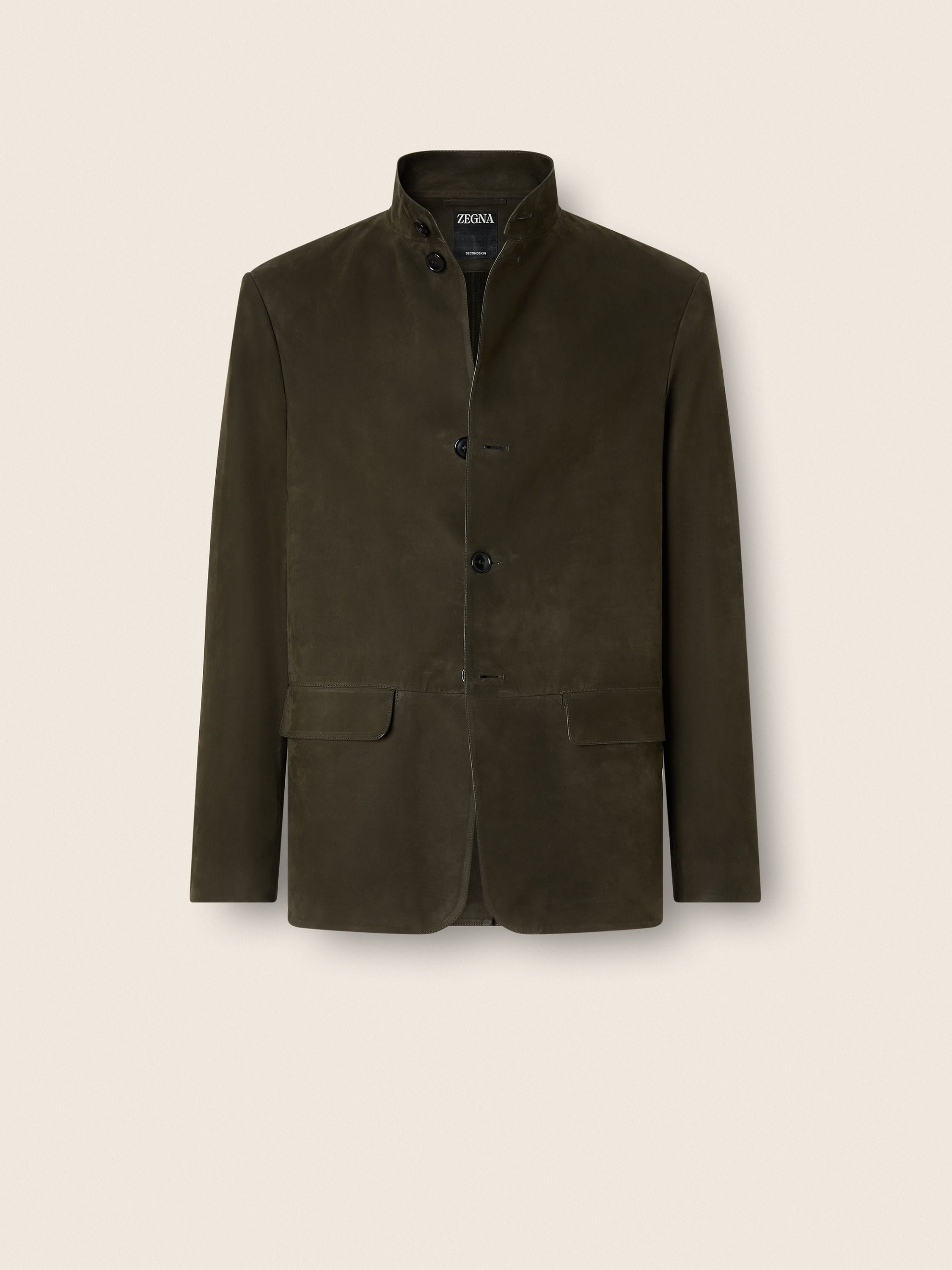 Dark Olive Green SECONDSKIN Il Conte Jacket FW26 39311179 | Zegna SE