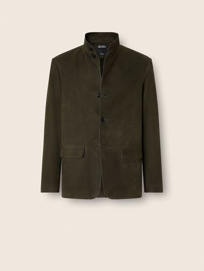 Dark Olive Green SECONDSKIN Il Conte Jacket FW26 39311179 | Zegna PL