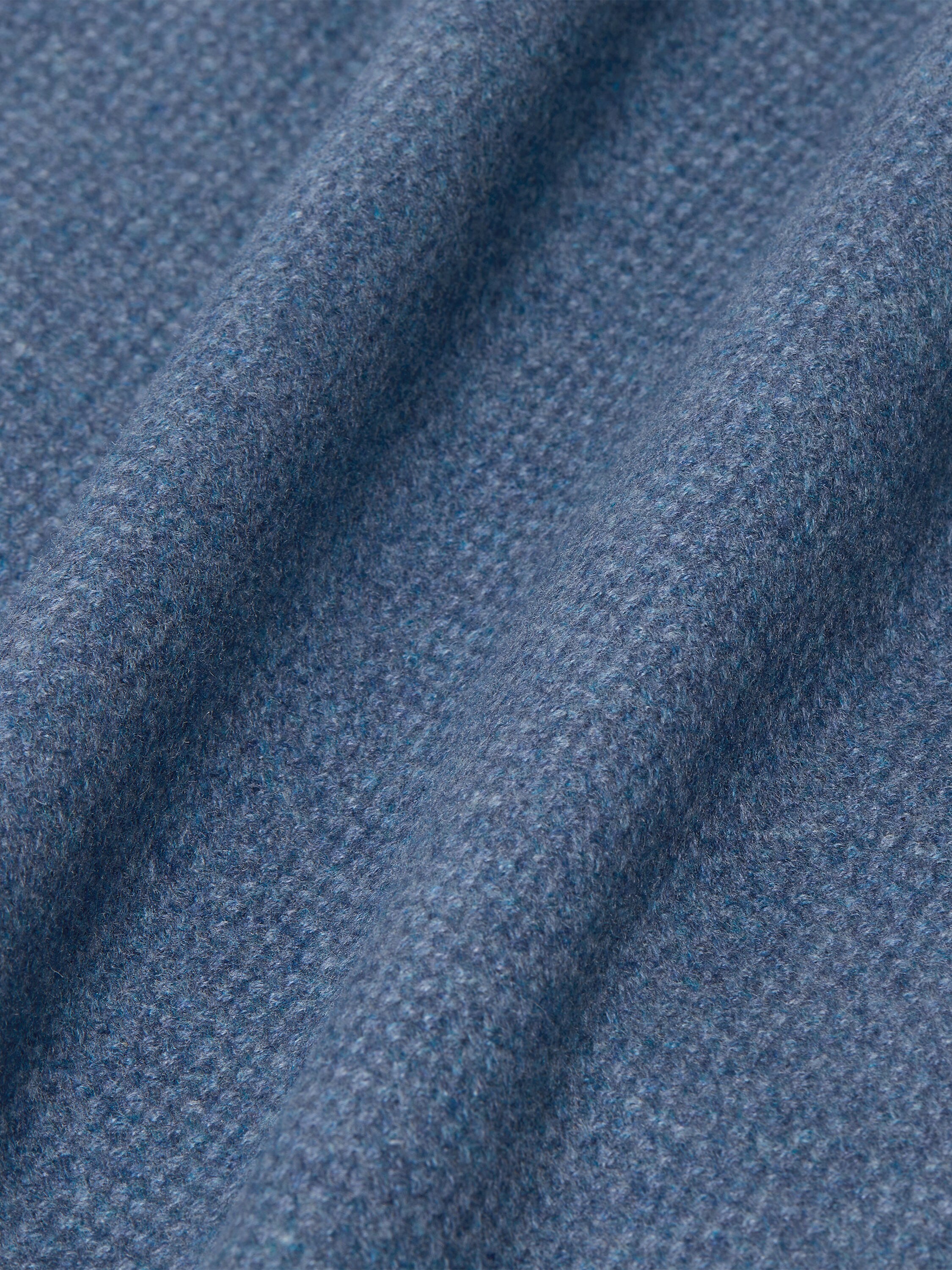 Light Blue Multimélange Oasi Cashmere Overshirt Product detail photo #4