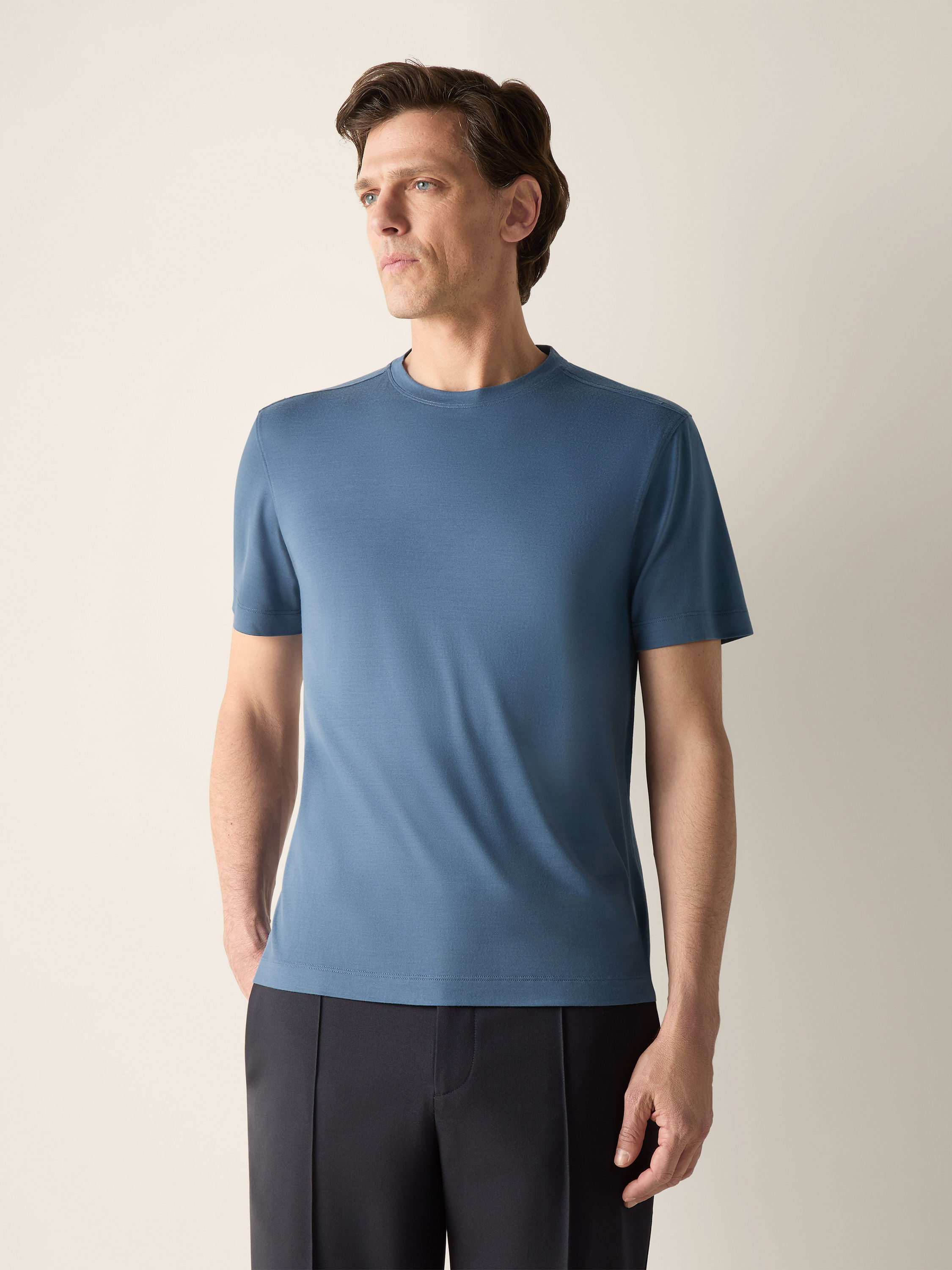 Light Blue Vellus Aureum T-shirt Product detail photo #2