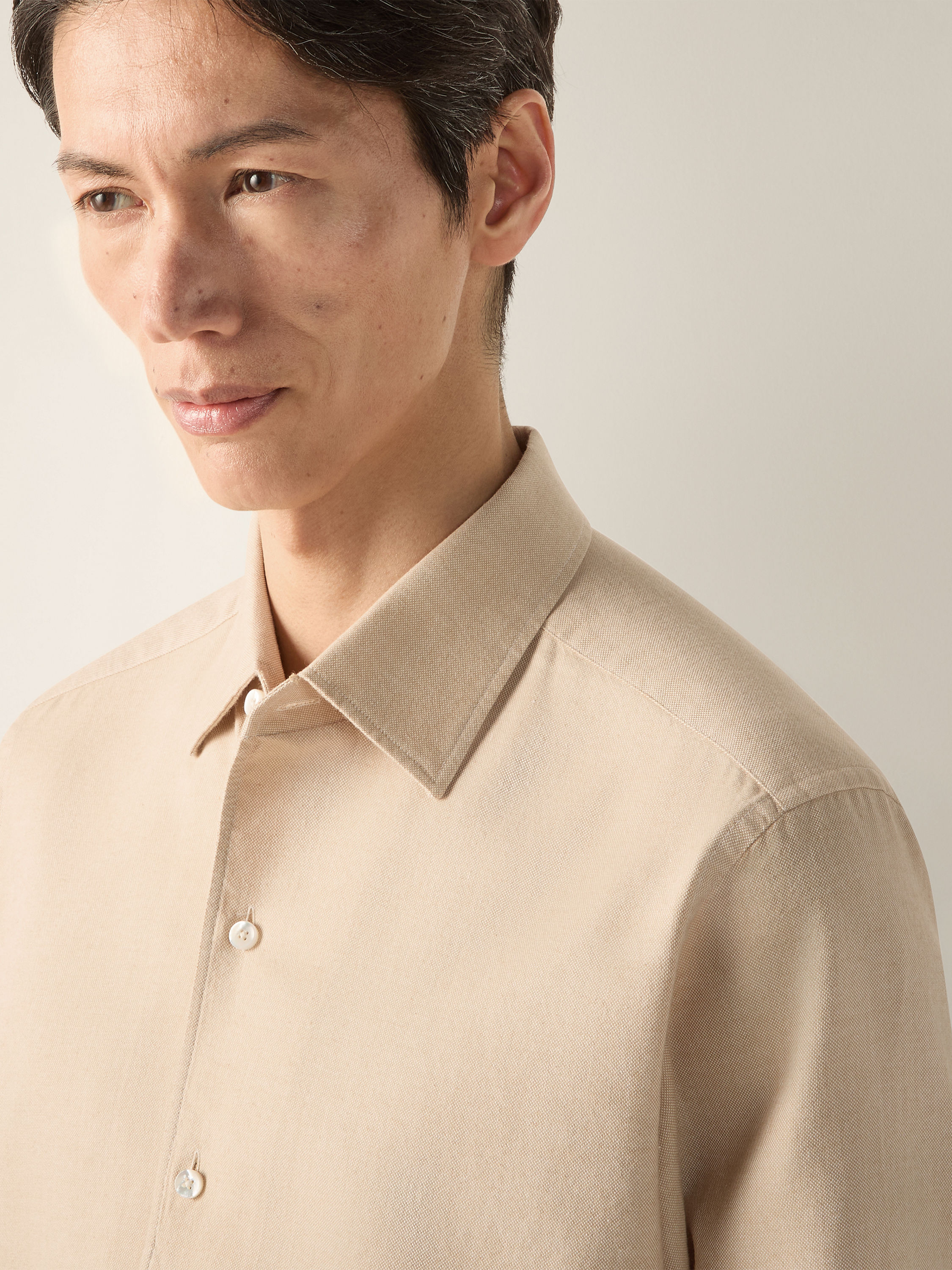 Light Beige Cashco Shirt Product detail photo #2