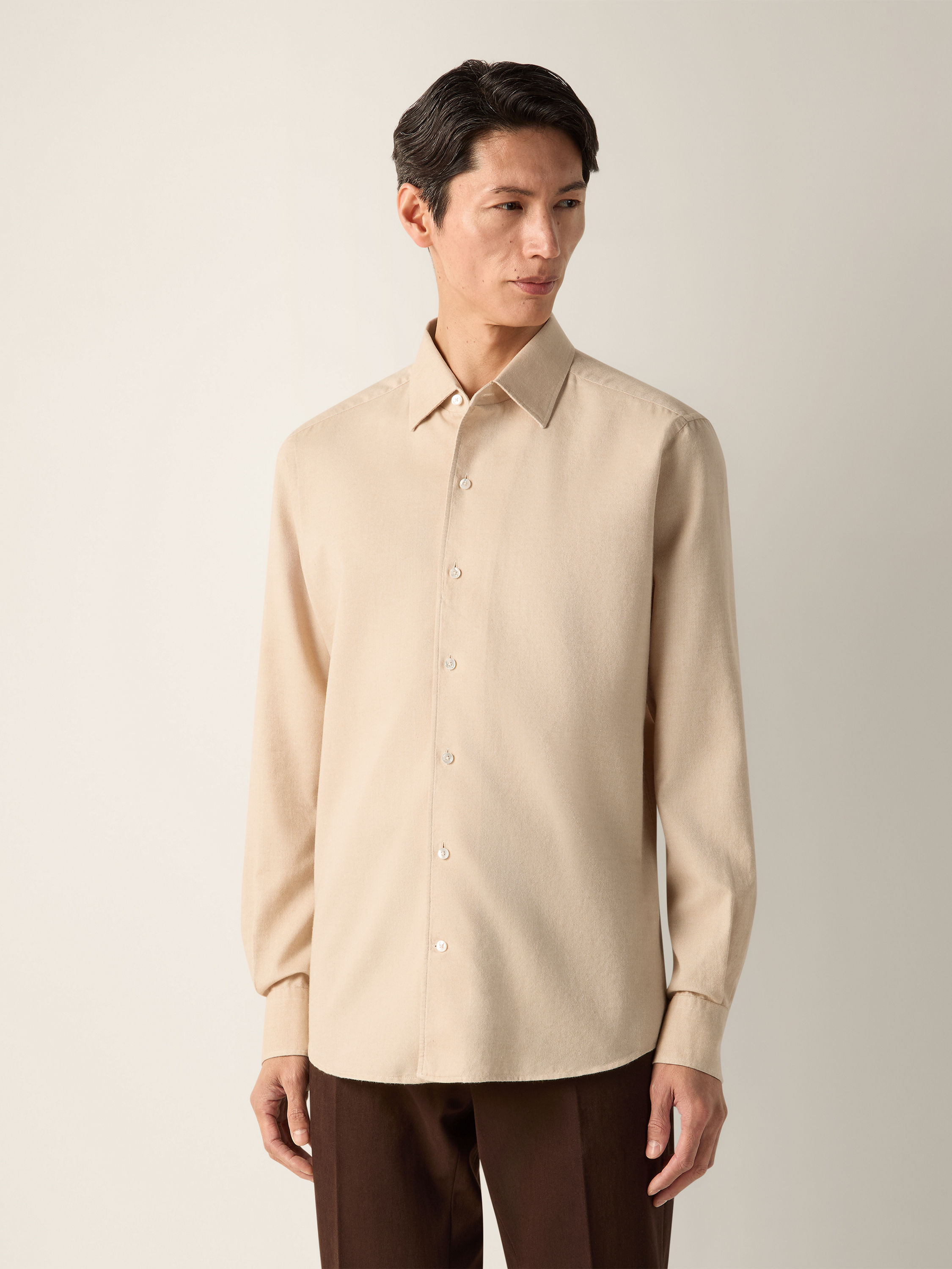 Light Beige Cashco Shirt Product detail photo #3