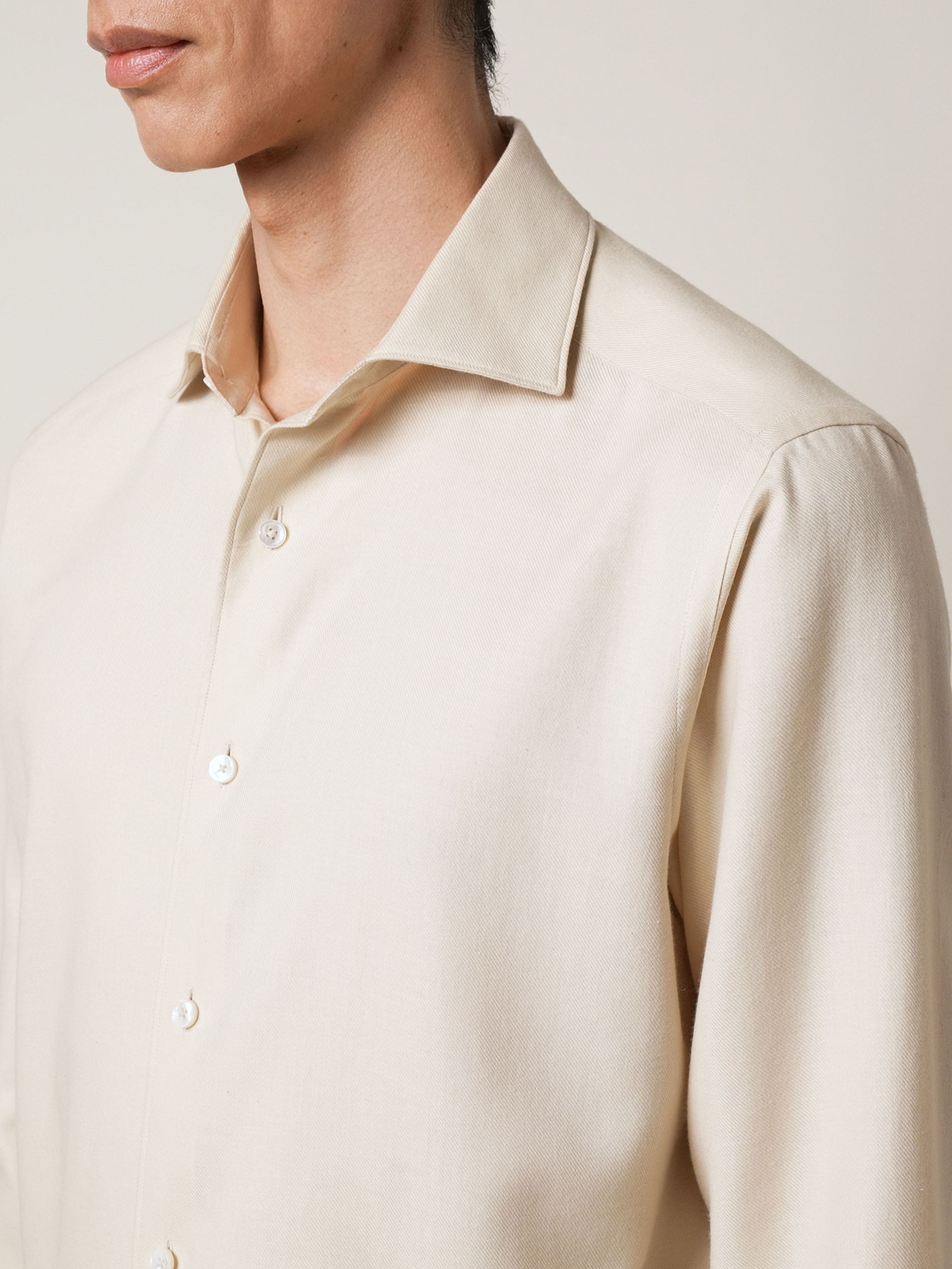 Cream White Cashco Shirt