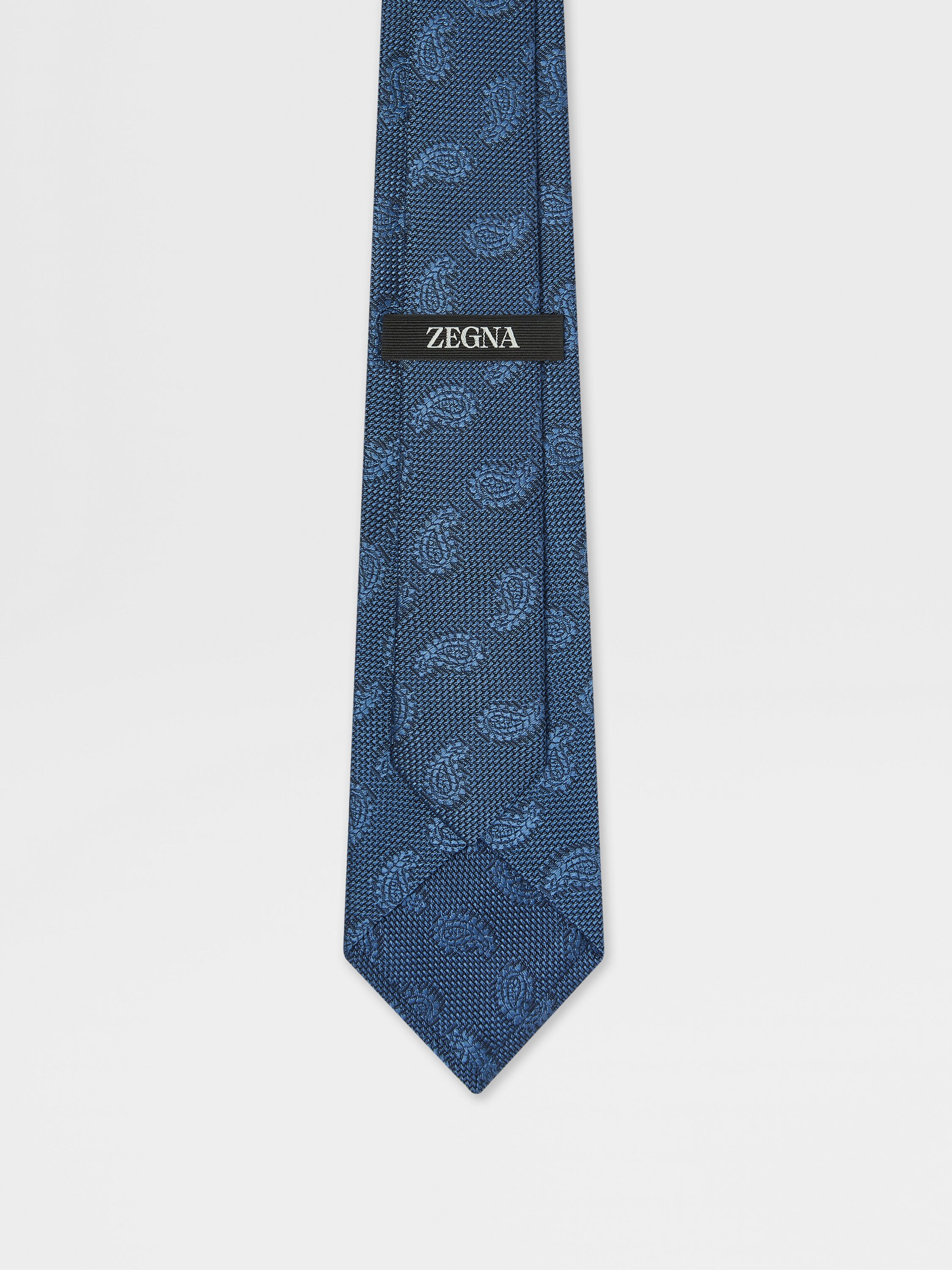Light Blue Silk Tie Product detail photo #2