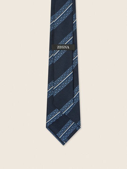 ダークブルー シルクタイ SS26 35683391 | Zegna JP