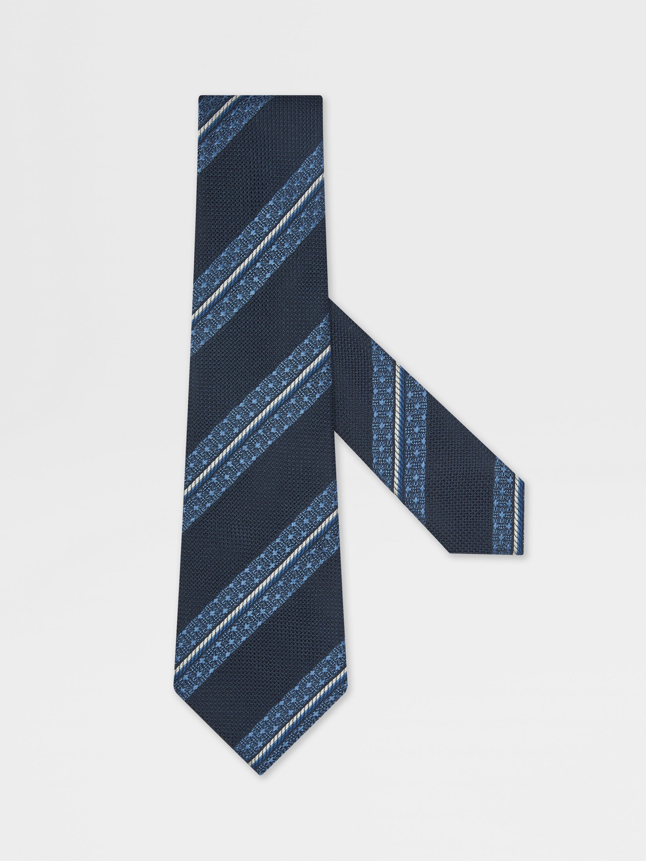 Dark Blue Silk Tie Main product photo