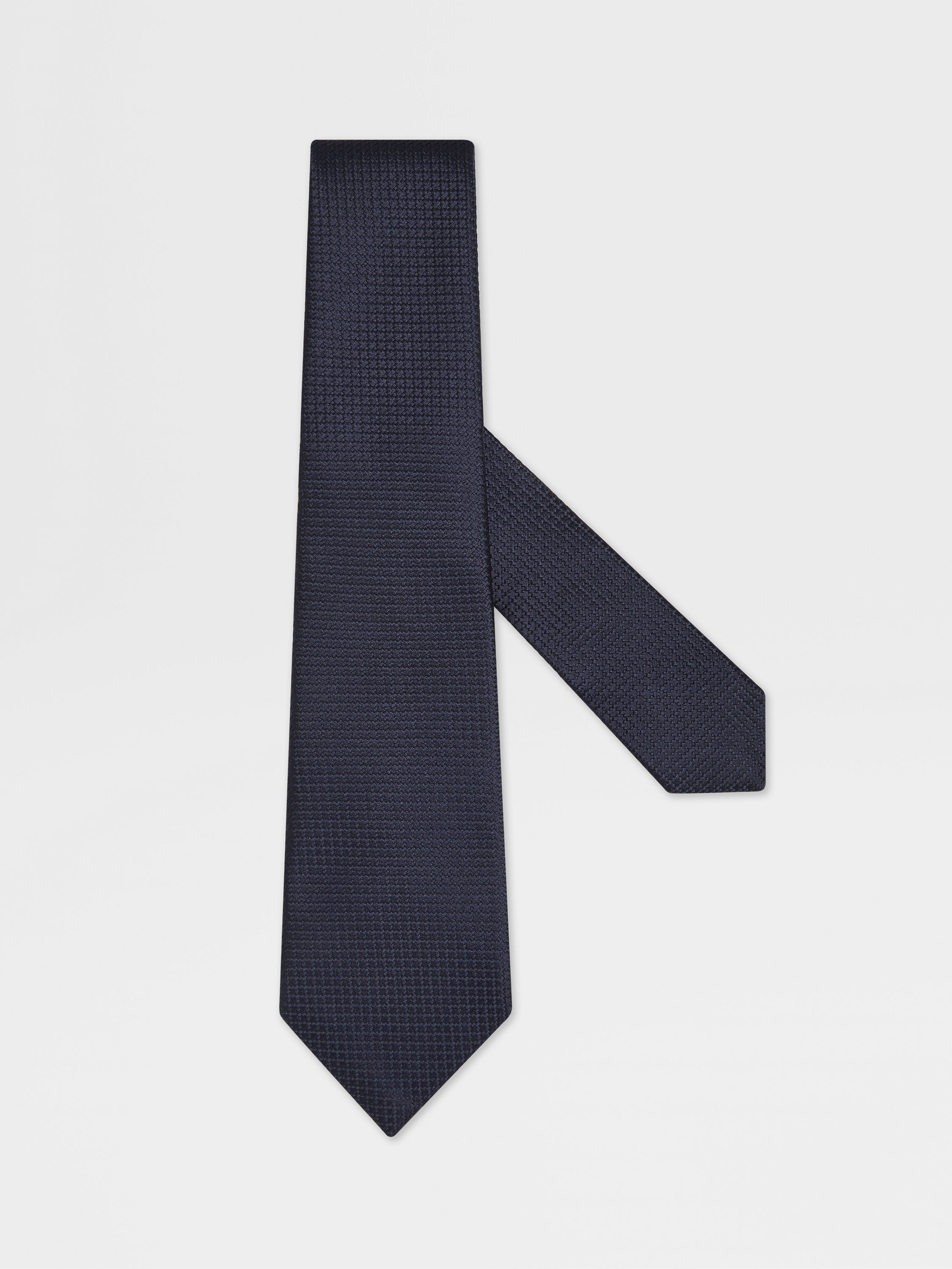 Dark Blue Silk Tie Main product photo