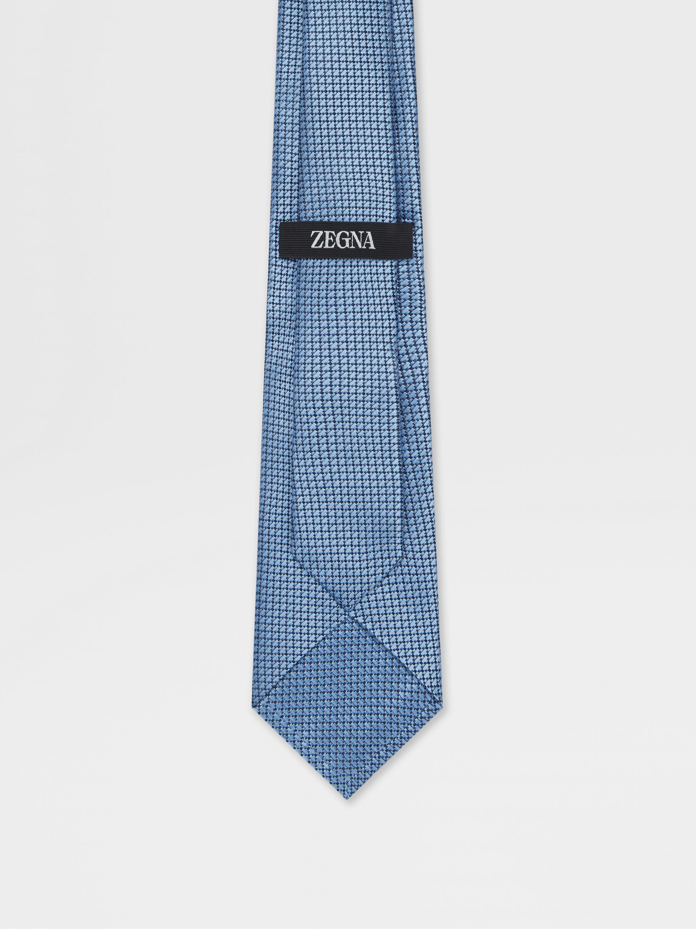 Light Blue Silk Tie Product detail photo #2