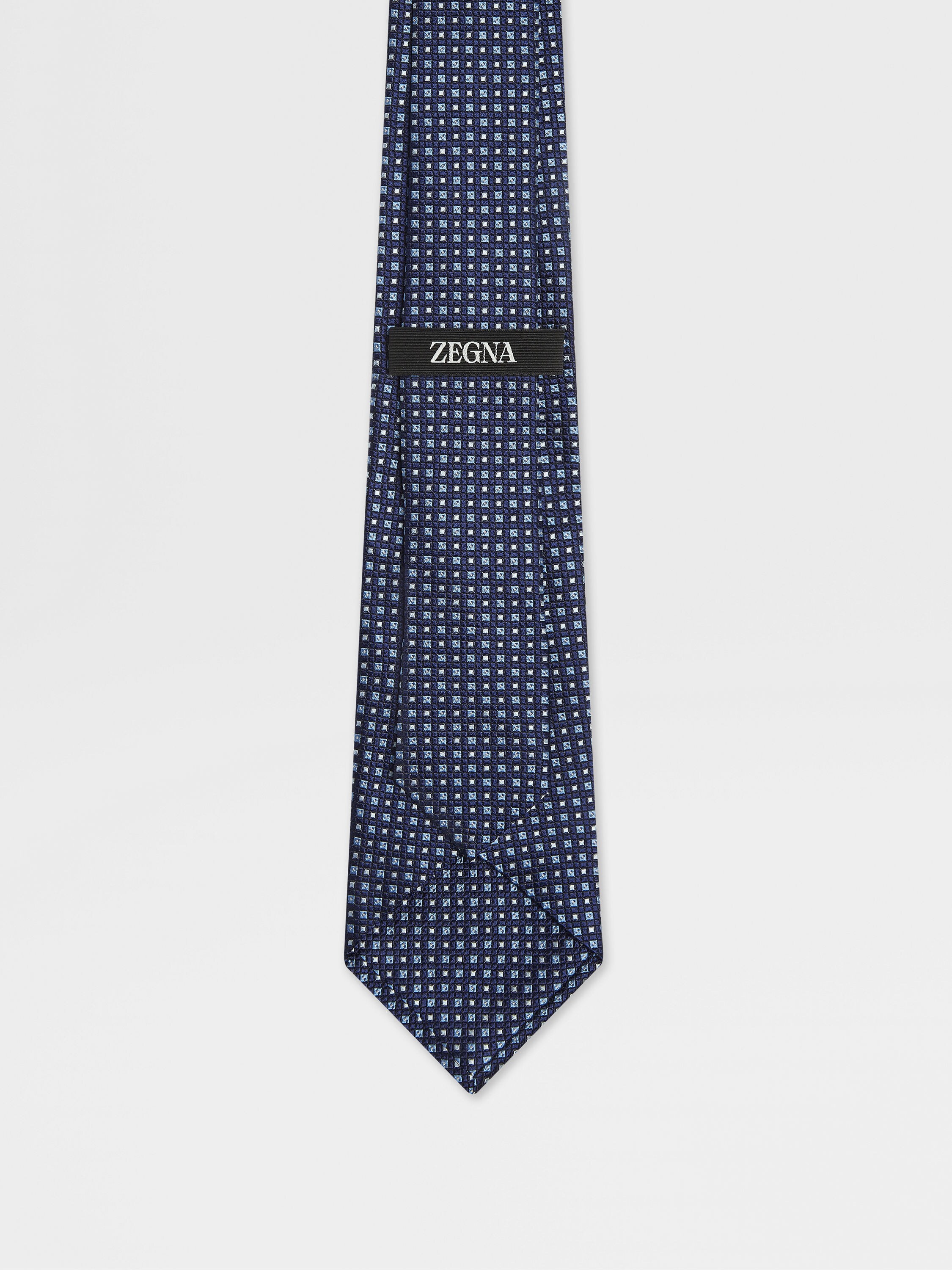 Dark Blue Silk Tie Product detail photo #2