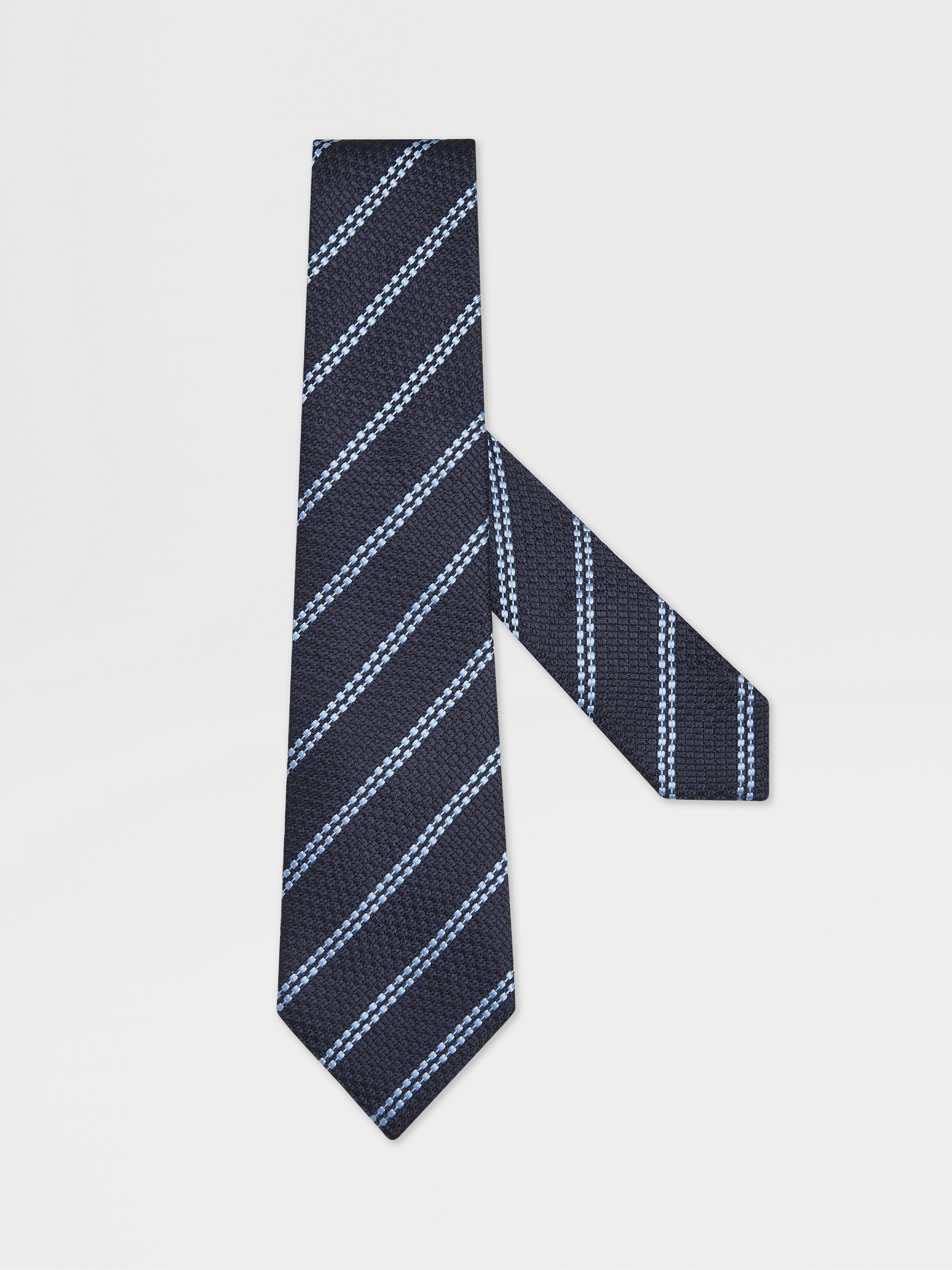 Dark Blue Silk Tie Main product photo
