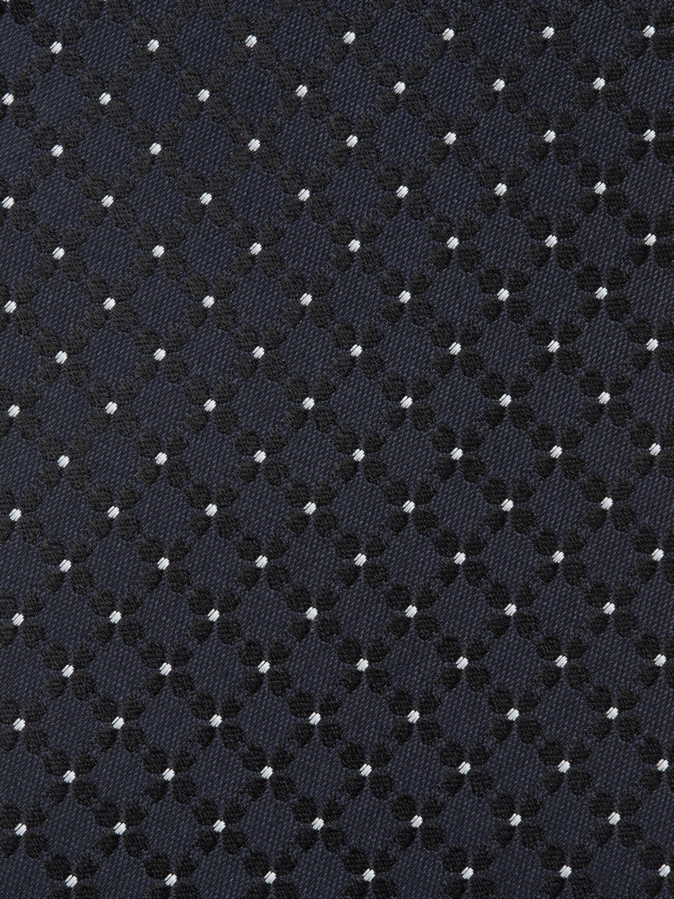 Dark Blue Silk Tie Product detail photo #1