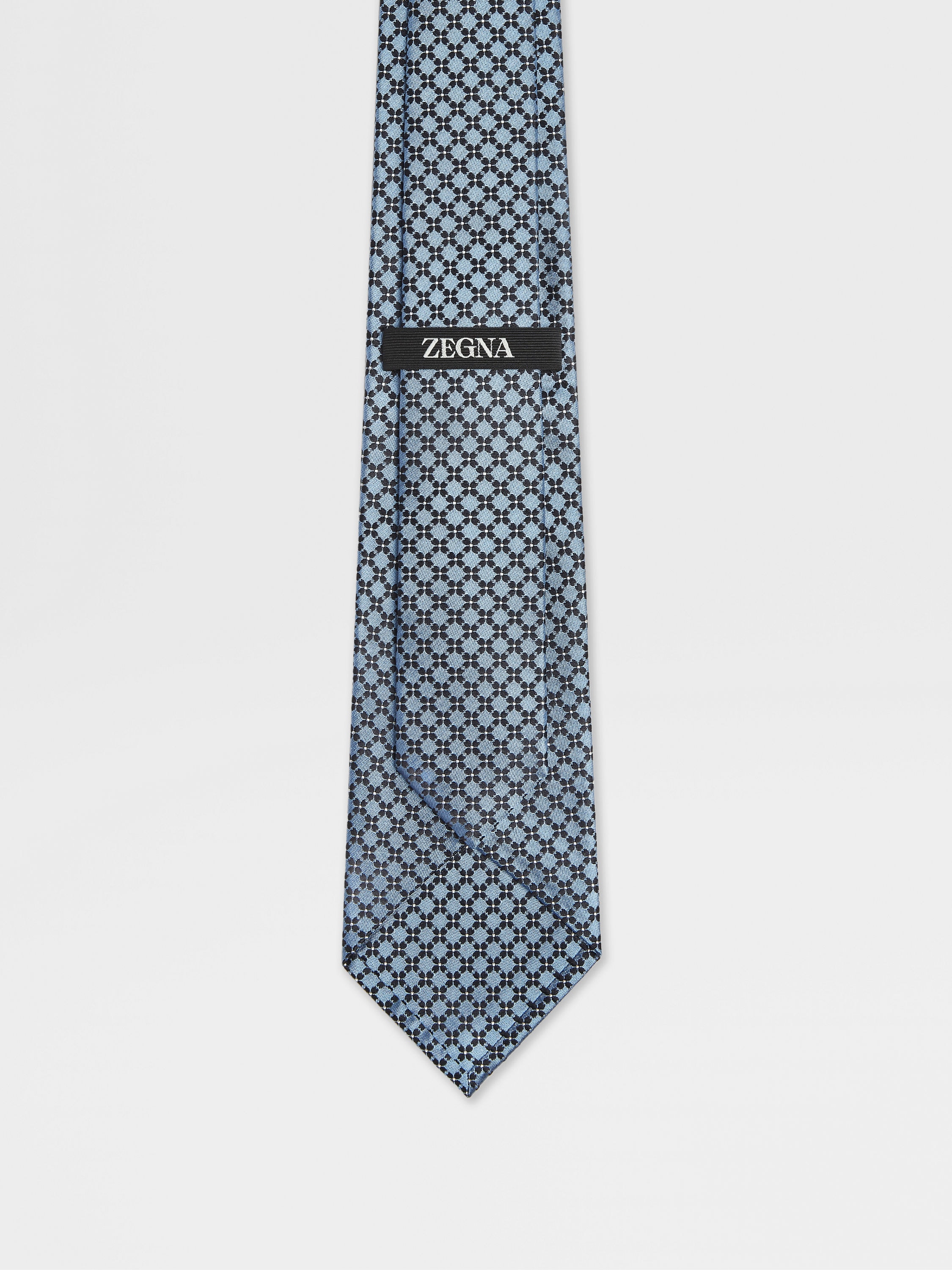 Light Blue Silk Tie Product detail photo #2