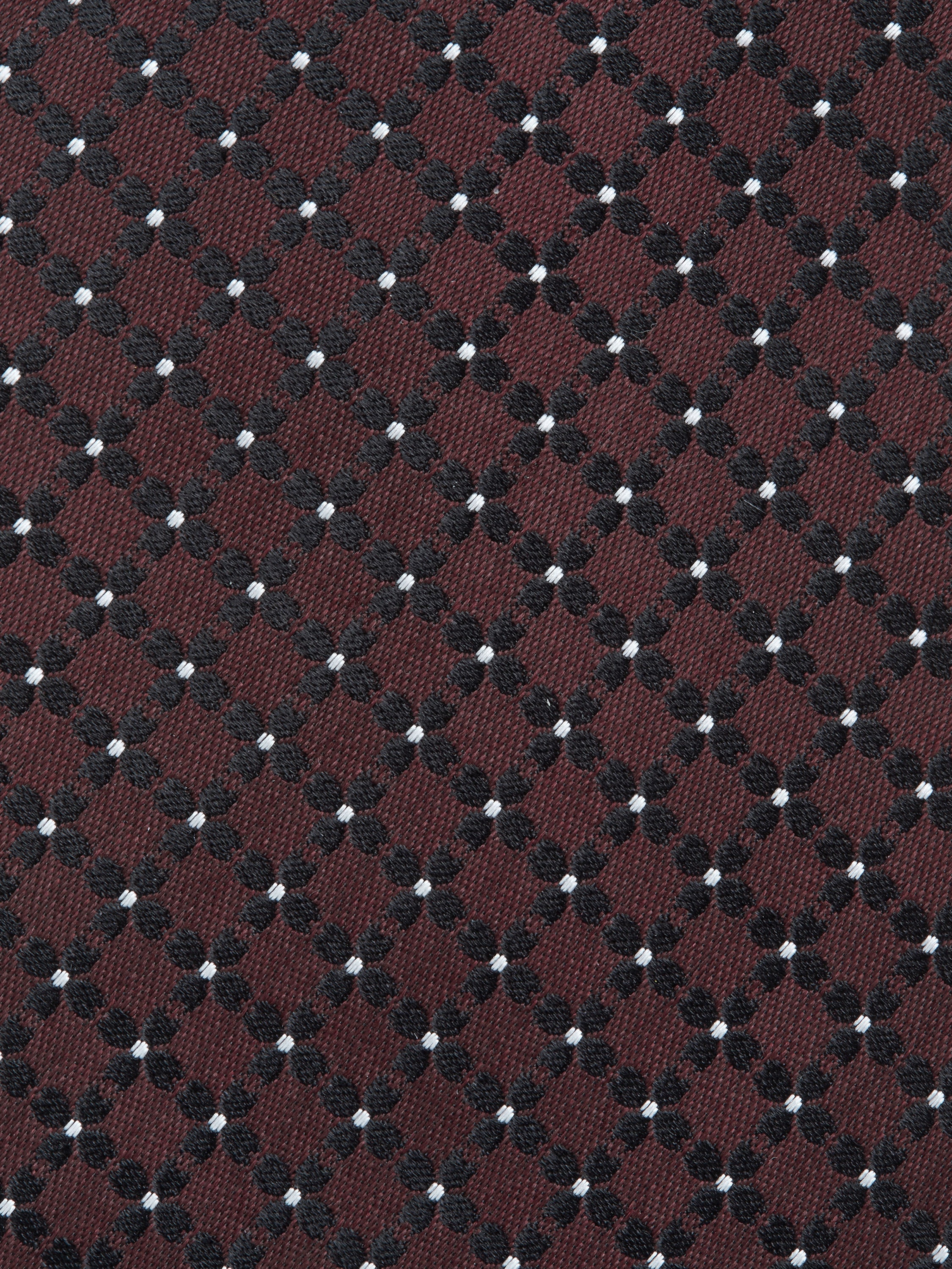Burgundy Silk Tie Product detail photo #1